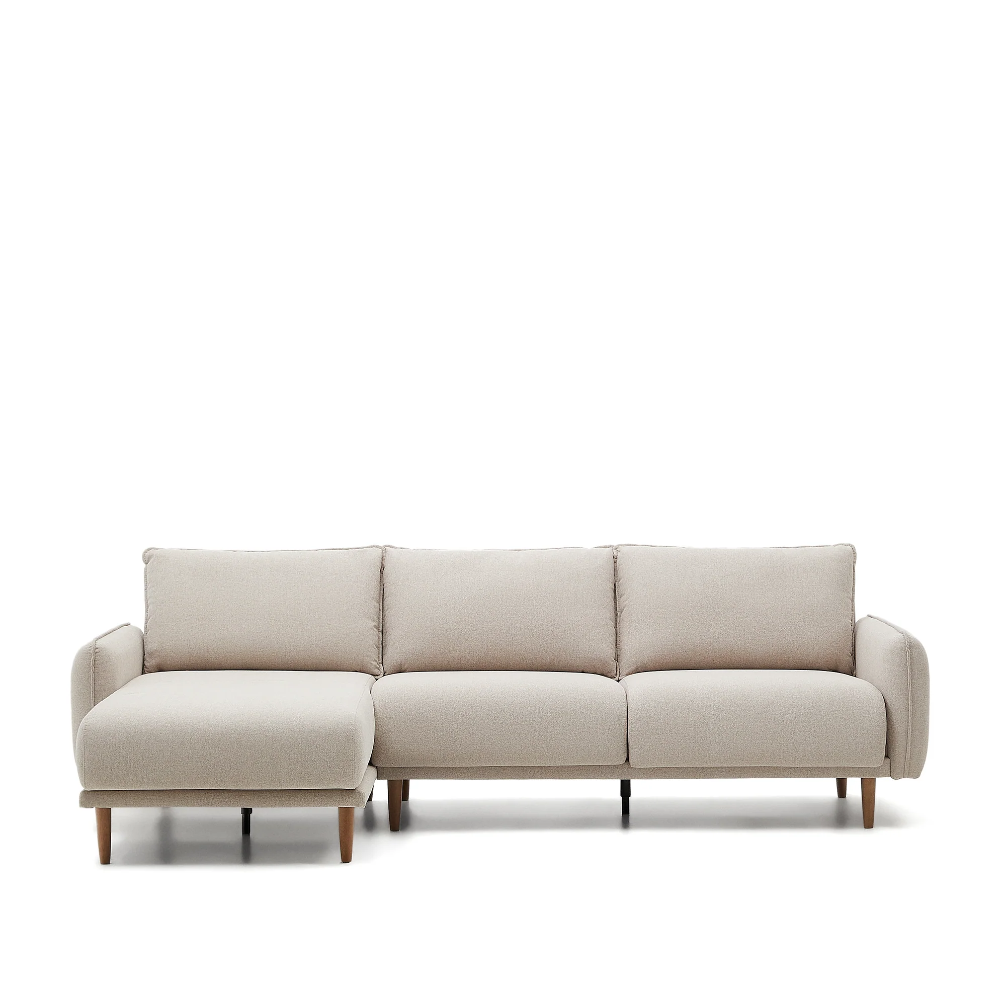 Carlota 3-Sitzer-Sofa mit Chaiselongue rechts/links beige 262 cm