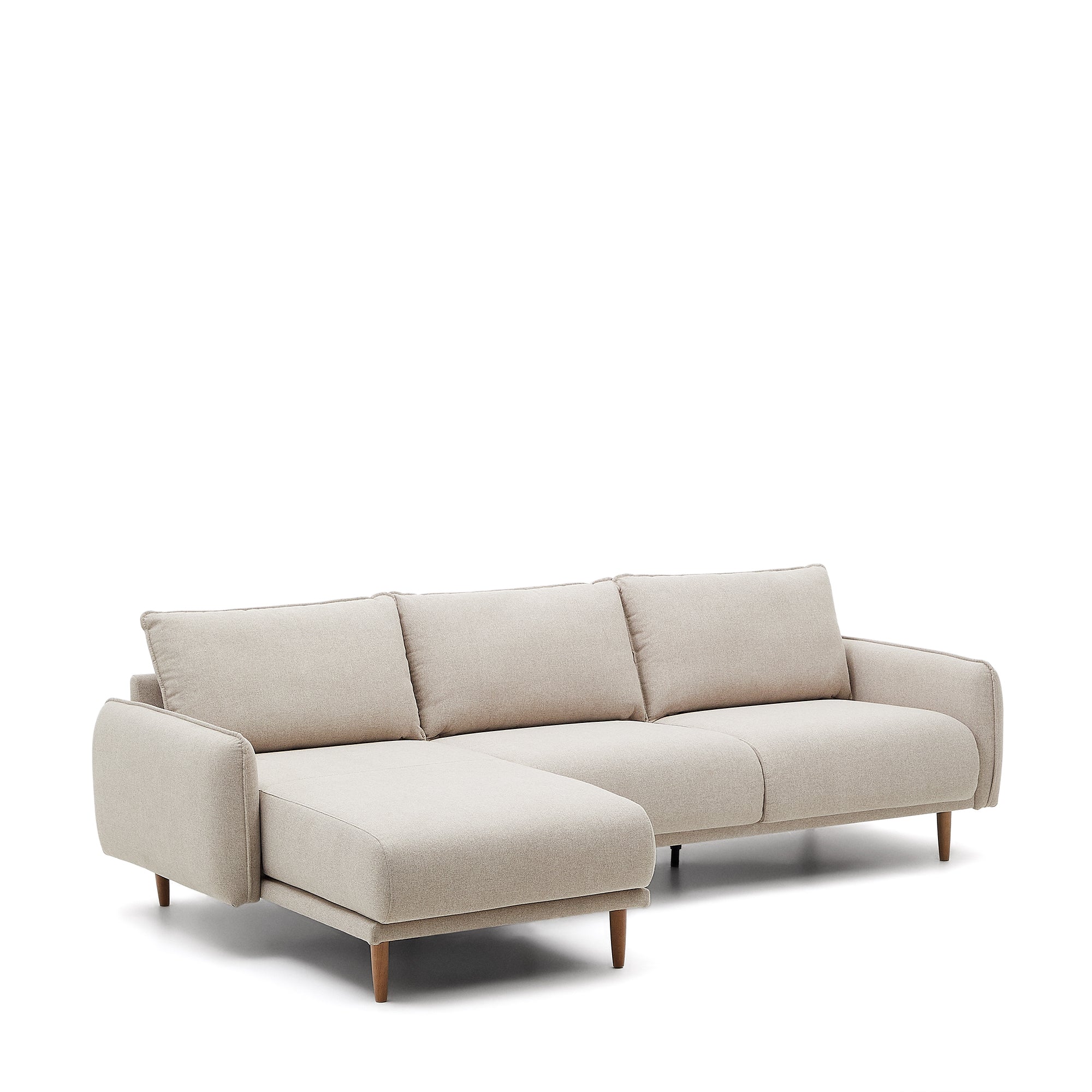 Carlota 3-Sitzer-Sofa mit Chaiselongue rechts/links beige 262 cm - Image 4