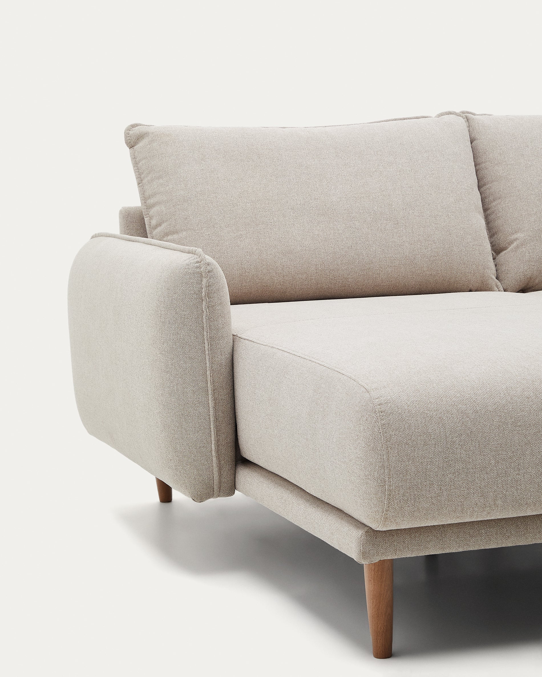 Carlota 3-Sitzer-Sofa mit Chaiselongue rechts/links beige 262 cm - Image 5