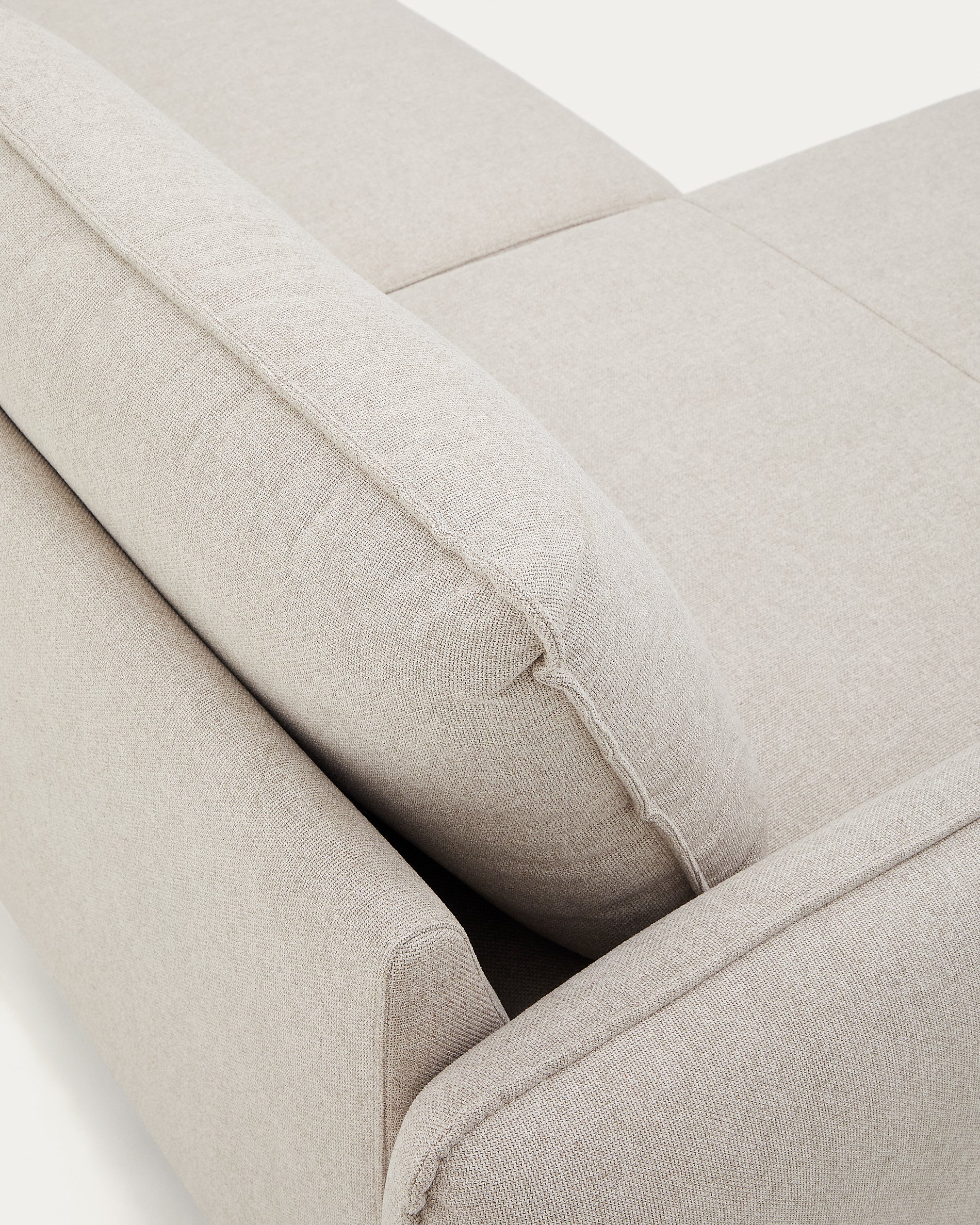 Carlota 3-Sitzer-Sofa mit Chaiselongue rechts/links beige 262 cm - Image 8