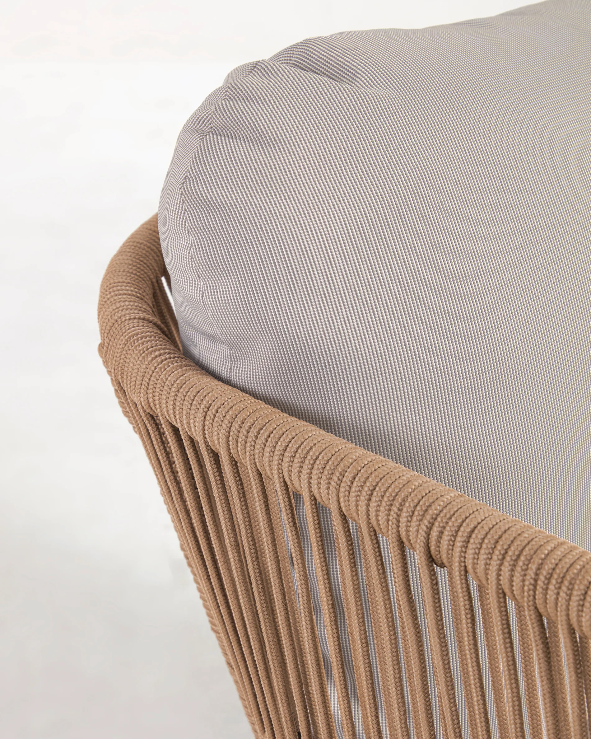 Catalina 3-Sitzer Sofa aus beigem Seil und massivem Akazienholz 170 cm 100% FSC - Image 12