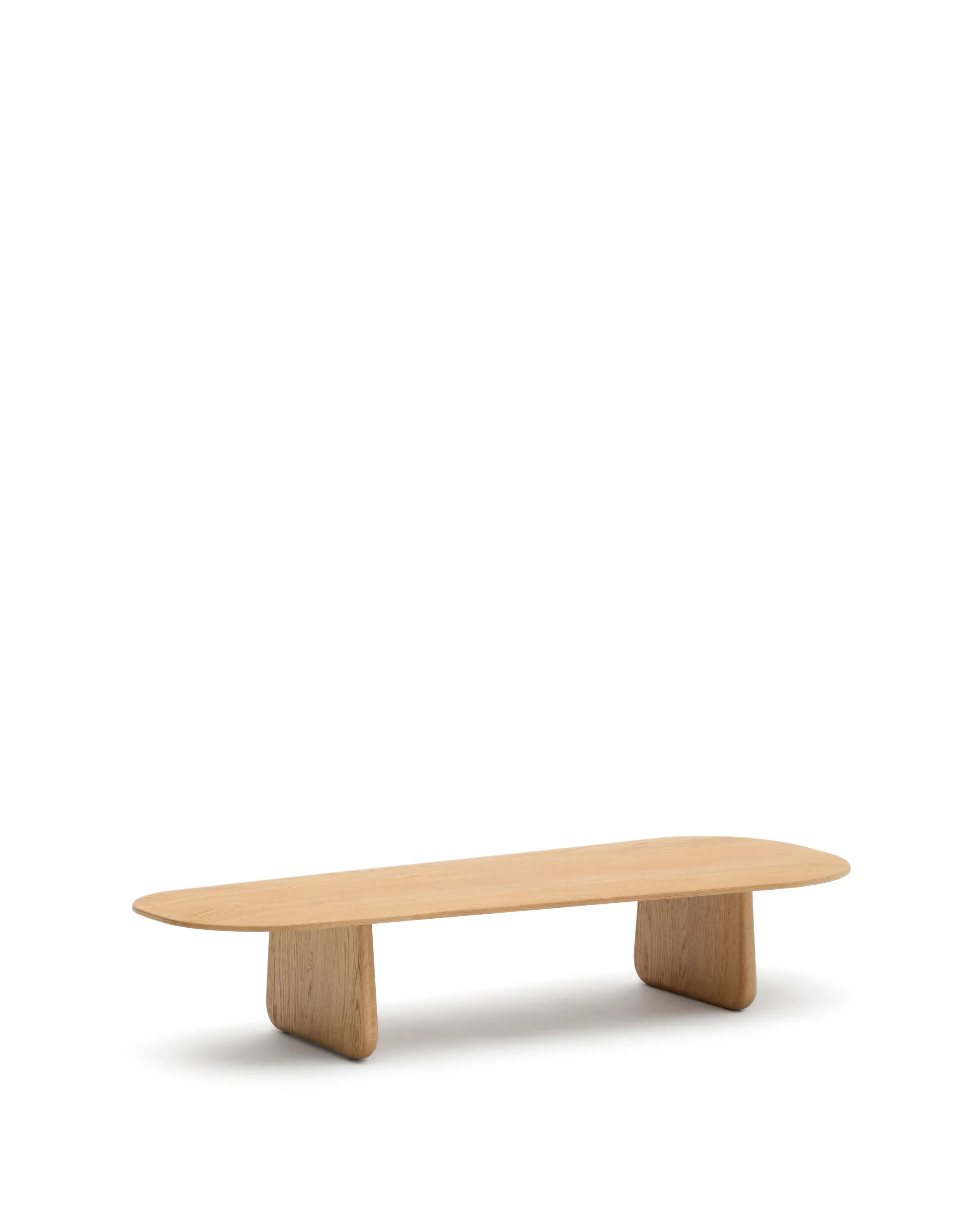Couchtisch Pirita aus massiver Eiche mit natürlichem Finish 146 x 56,5 cm FSC 100% - Image 4