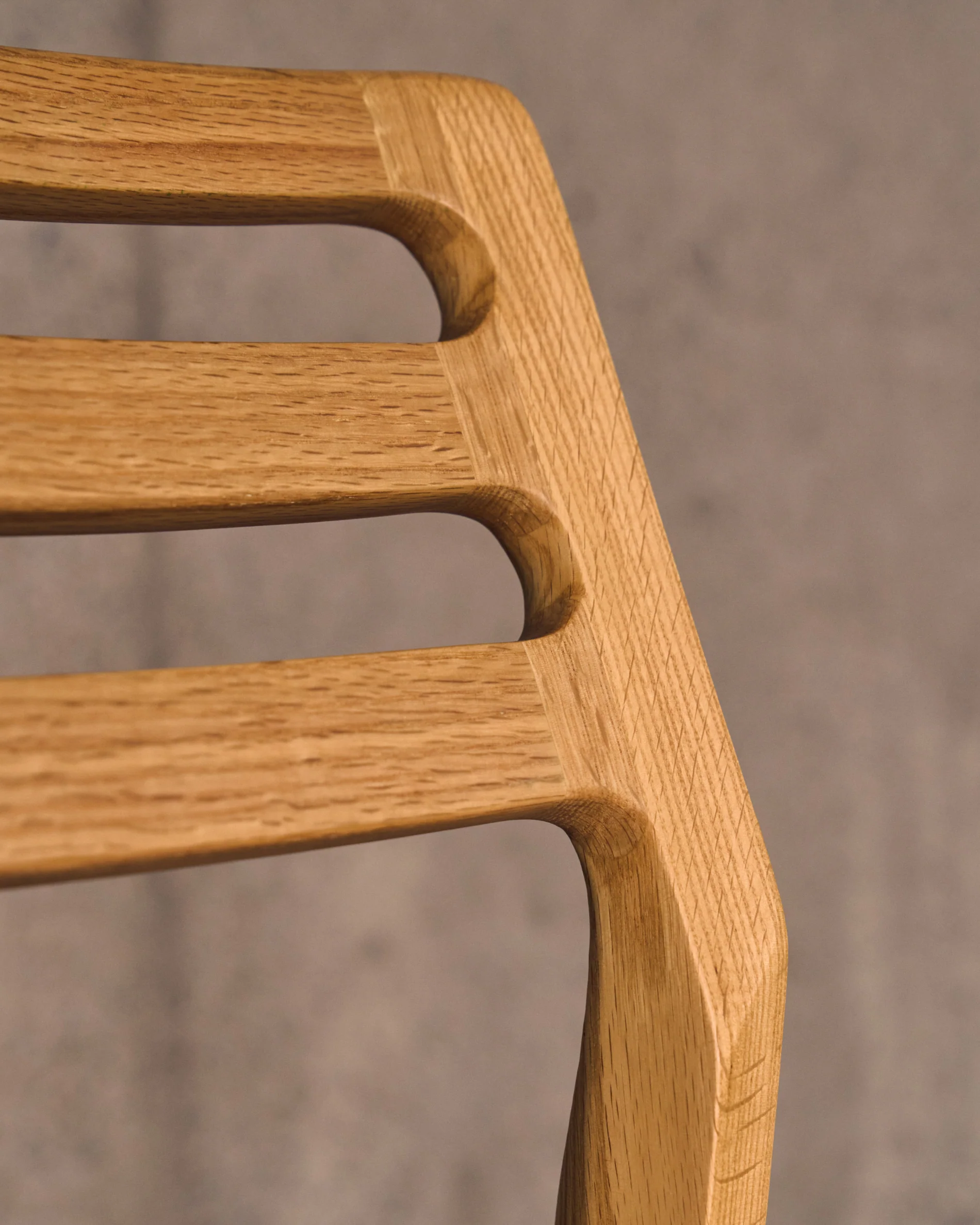 Cudia Stuhl abnehmbarer Bezug Chenille beige massive Eiche Natur-Finish FSC Mix Credit - Image 8
