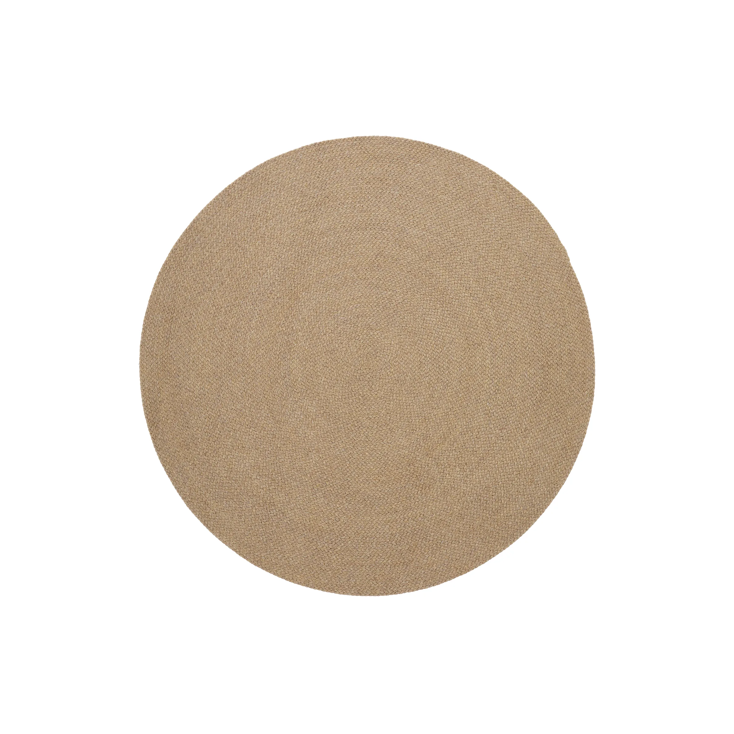 Despas Teppich rund aus synthetischen Fasern beige Ø 200 cm