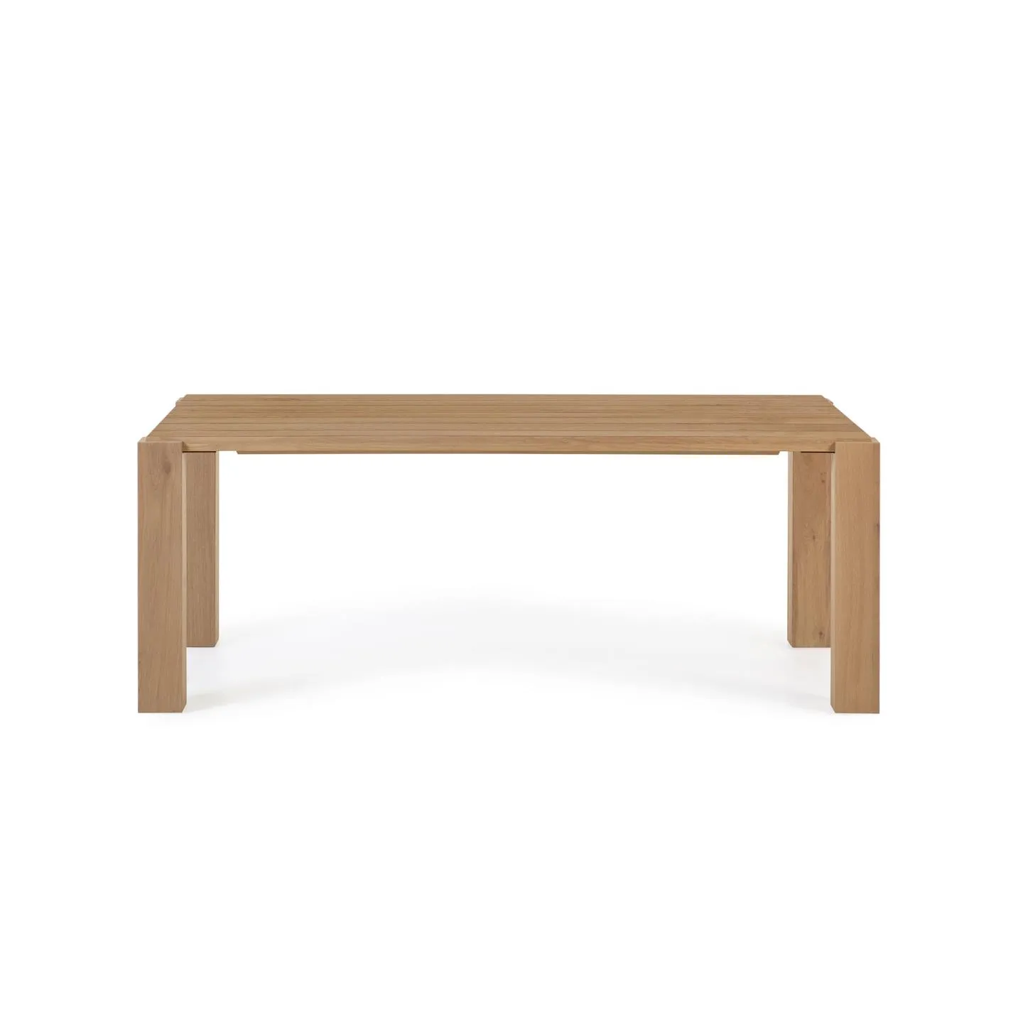 Deyanira Tisch mit Eichenfurnier und massiven Eichenbeinen 200 x 100 cm - Image 4
