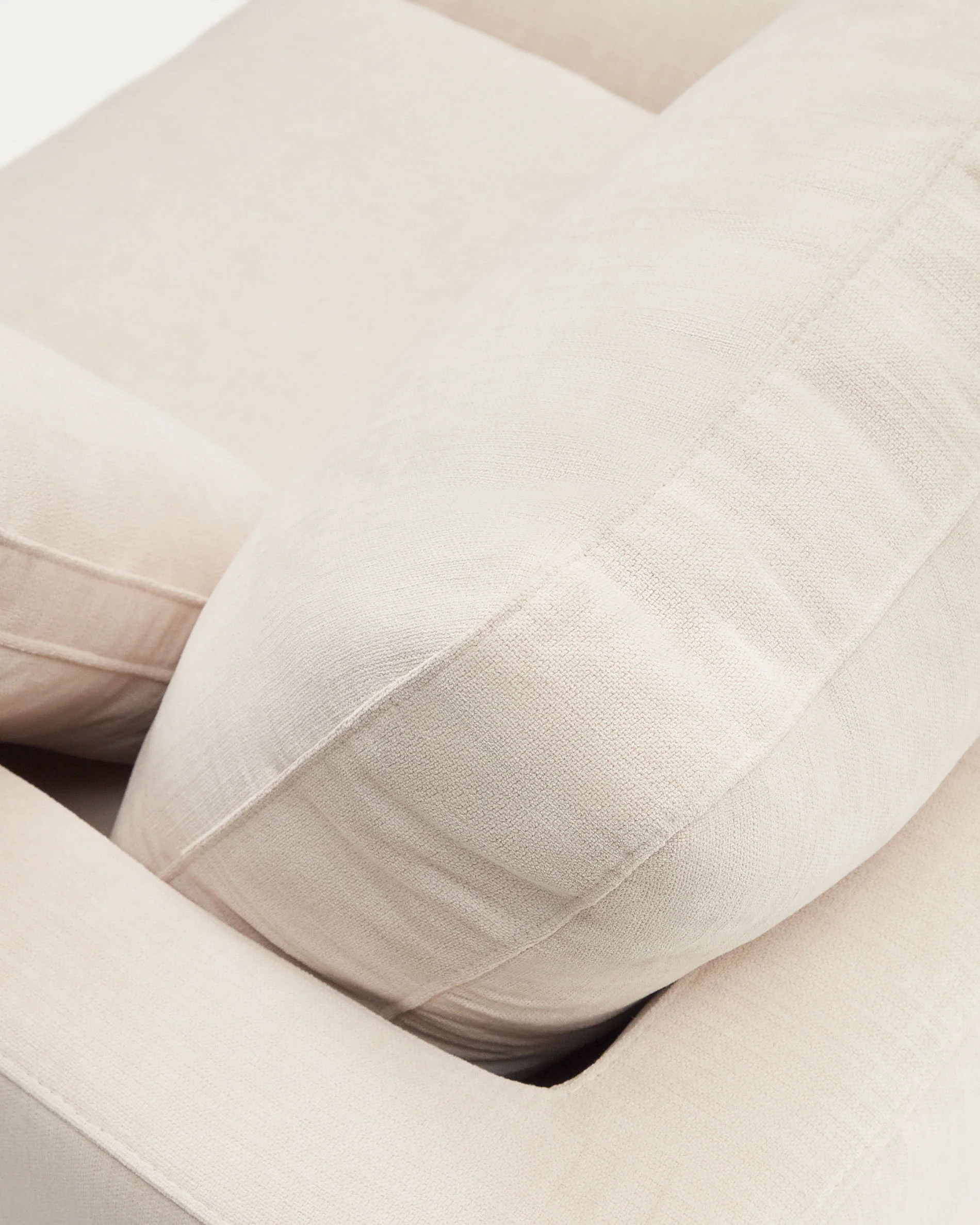 Gala 3-Sitzer Sofa mit doppelter Chaiselongue beige 210 cm - Image 12
