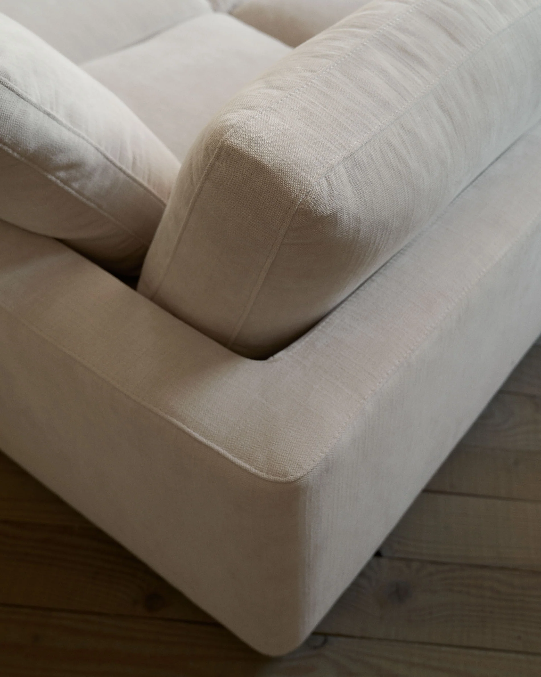 Gala 3-Sitzer Sofa mit doppelter Chaiselongue beige 210 cm - Image 4