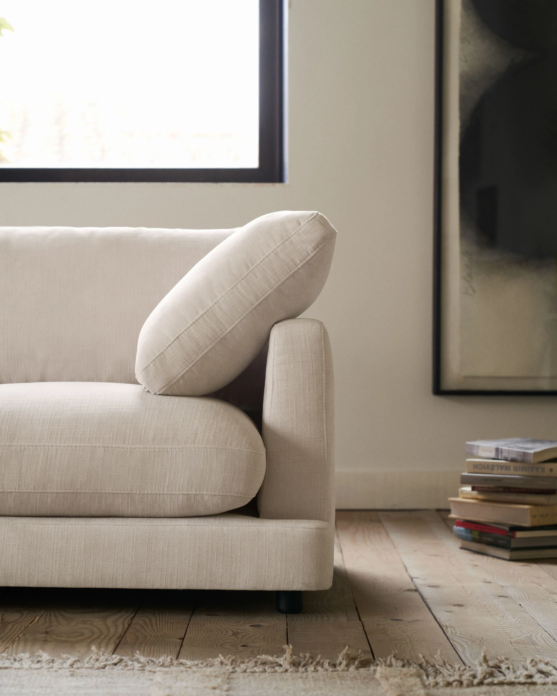 Gala 4-Sitzer-Sofa mit Chaiselongue links beige 300 cm - Image 3