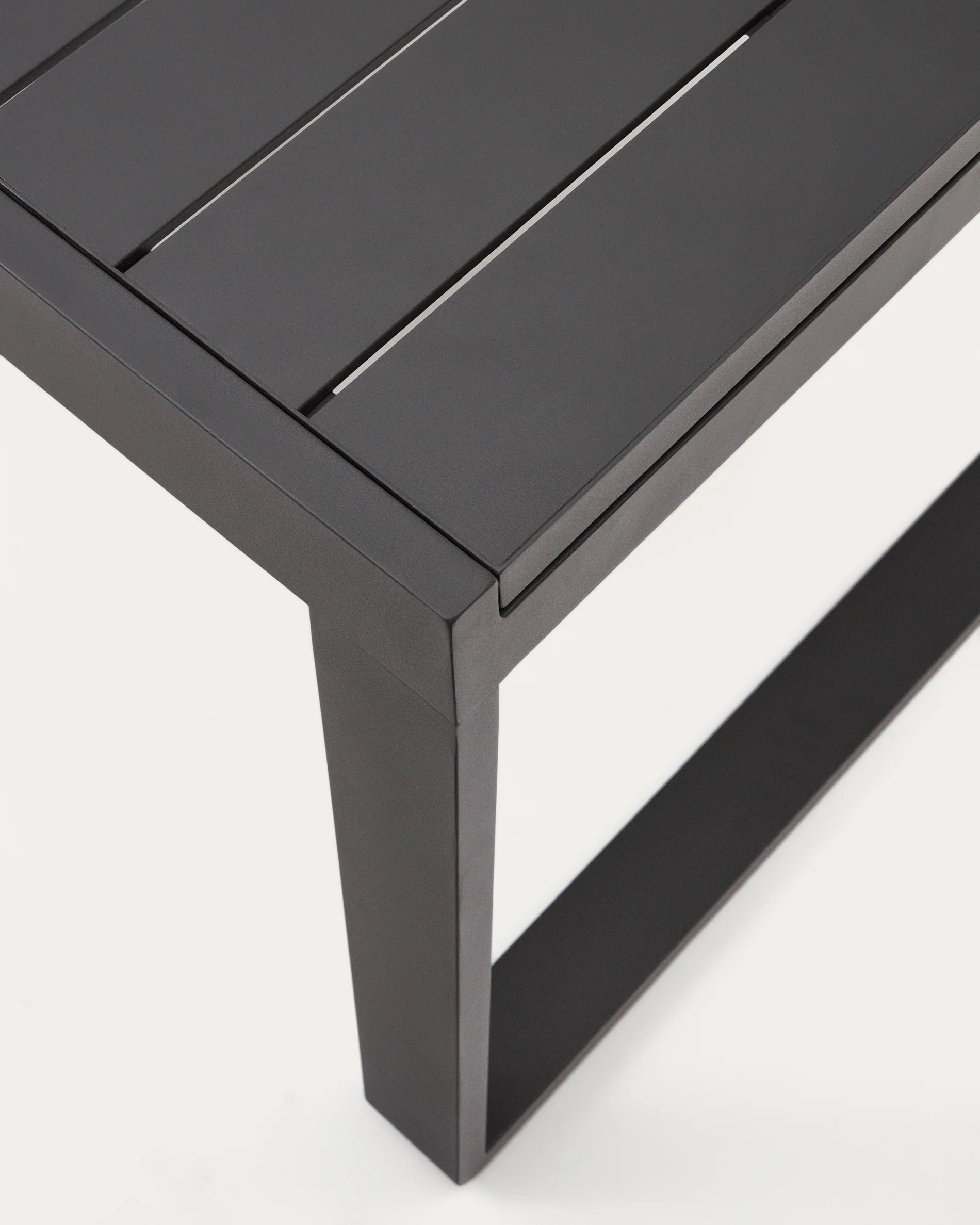 Galdana Aluminium-Gartentisch, ausziehbar, mit dunkelgrauem Finish, 220 (340) x 100 cm - Image 10