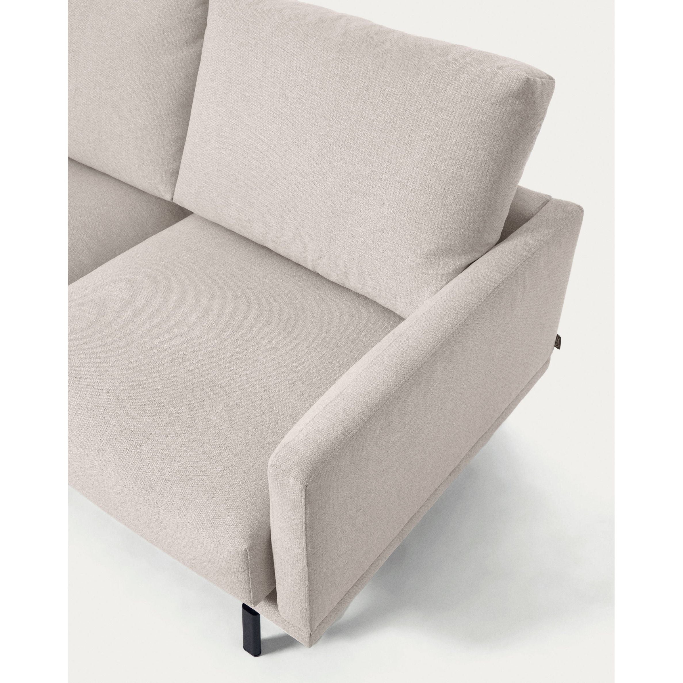 Galene 3-Sitzer Sofa beige mit Chaiselongue links 194 cm - Image 2
