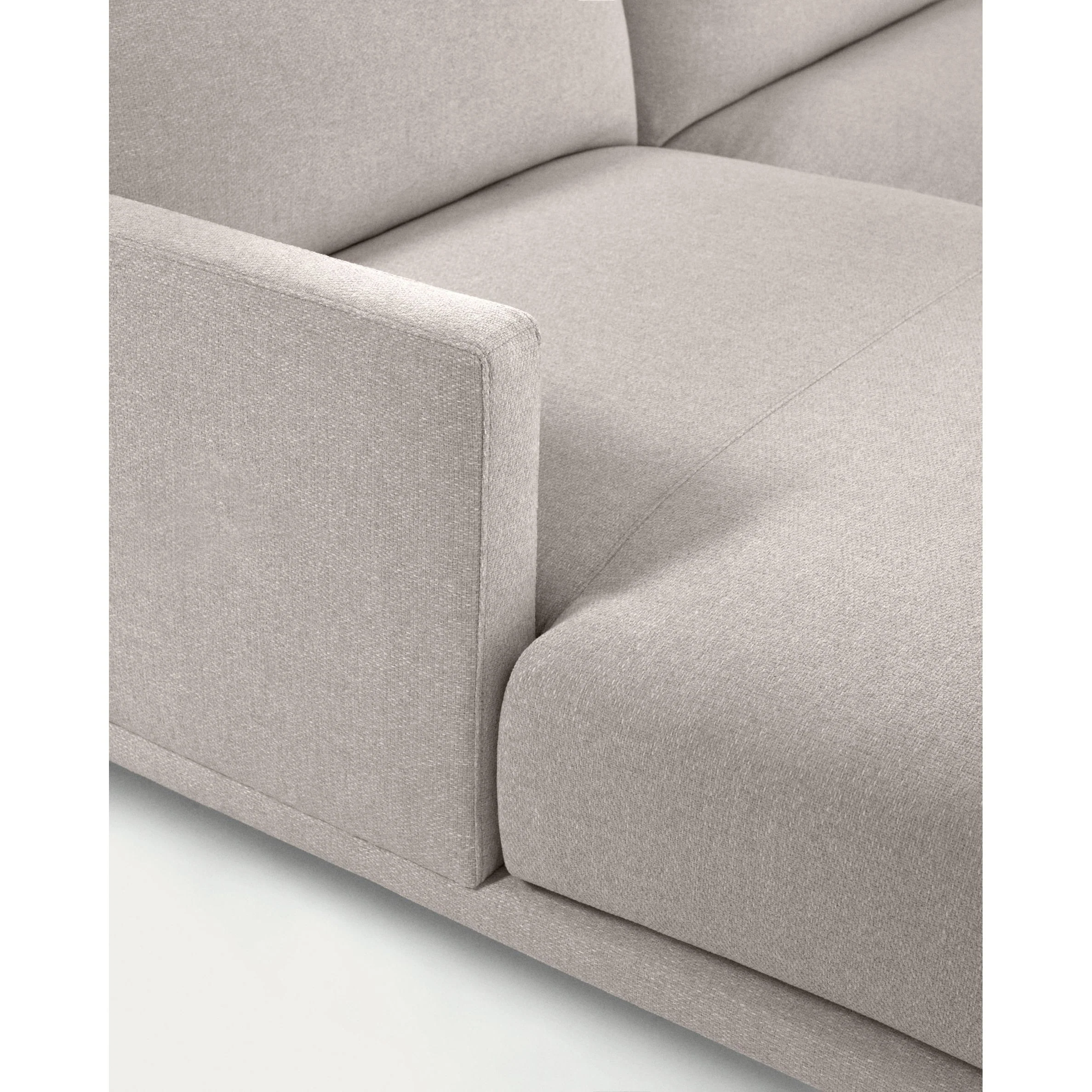 Galene 3-Sitzer Sofa beige mit Chaiselongue links 194 cm - Image 6