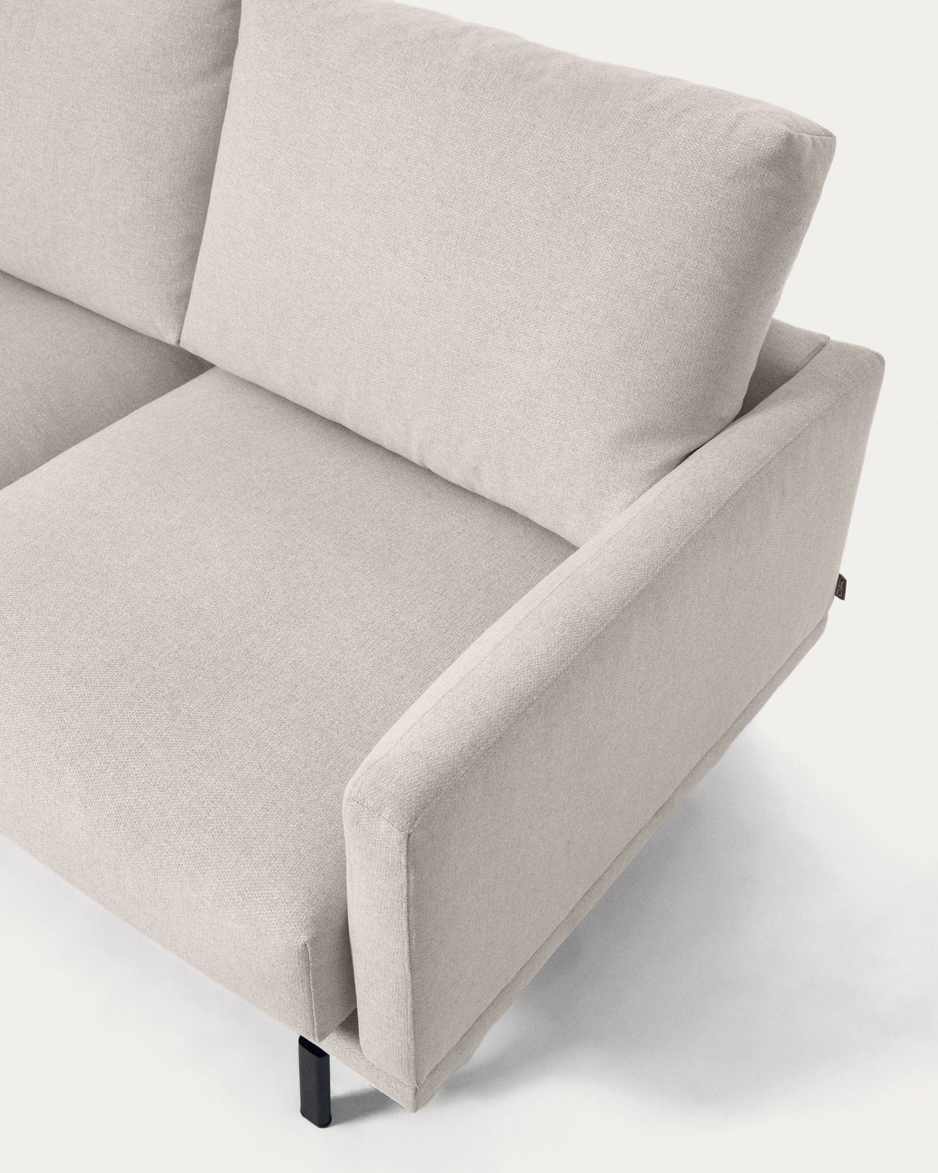 Galene 3-Sitzer Sofa beige mit Chaiselongue links 214 cm - Image 4