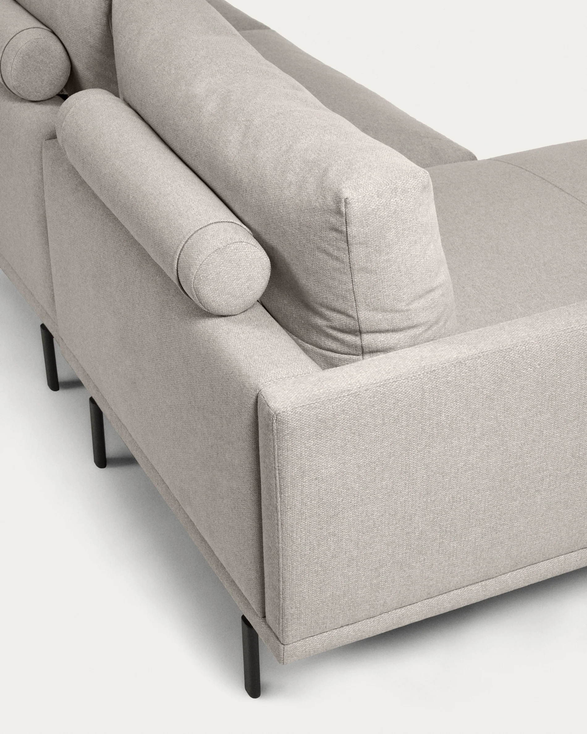 Galene 3-Sitzer Sofa beige mit Chaiselongue links 214 cm - Image 6