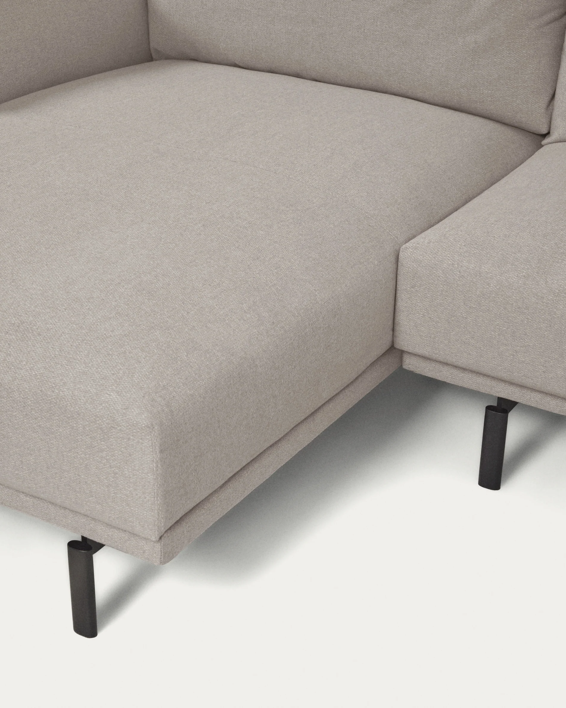 Galene 3-Sitzer Sofa beige mit Chaiselongue links 254 cm - Image 10