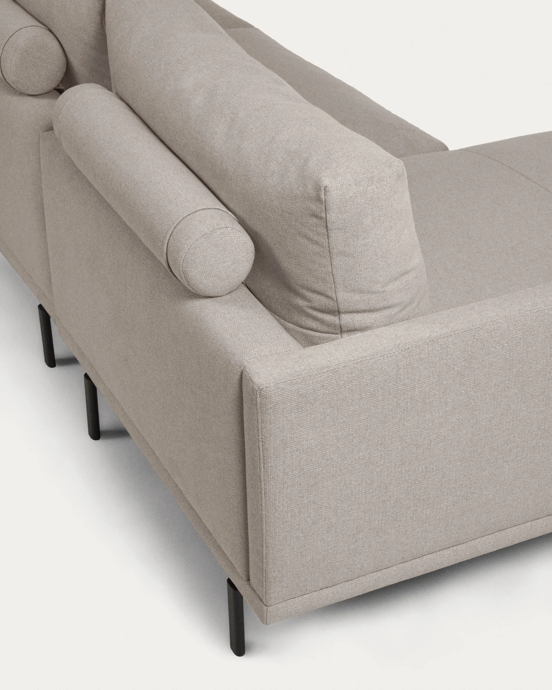 Galene 3-Sitzer Sofa beige mit Chaiselongue links 254 cm - Image 12
