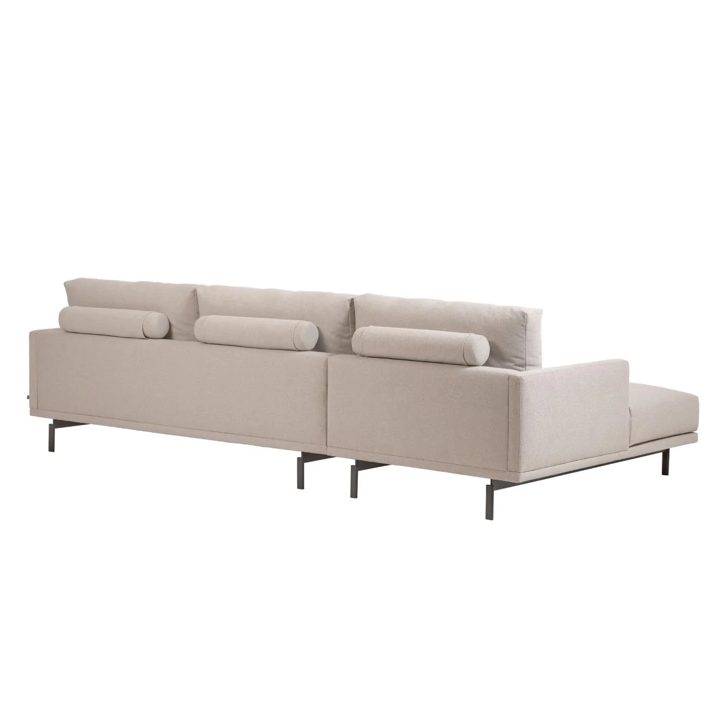 Galene 3-Sitzer Sofa beige mit Chaiselongue links 254 cm - Image 4