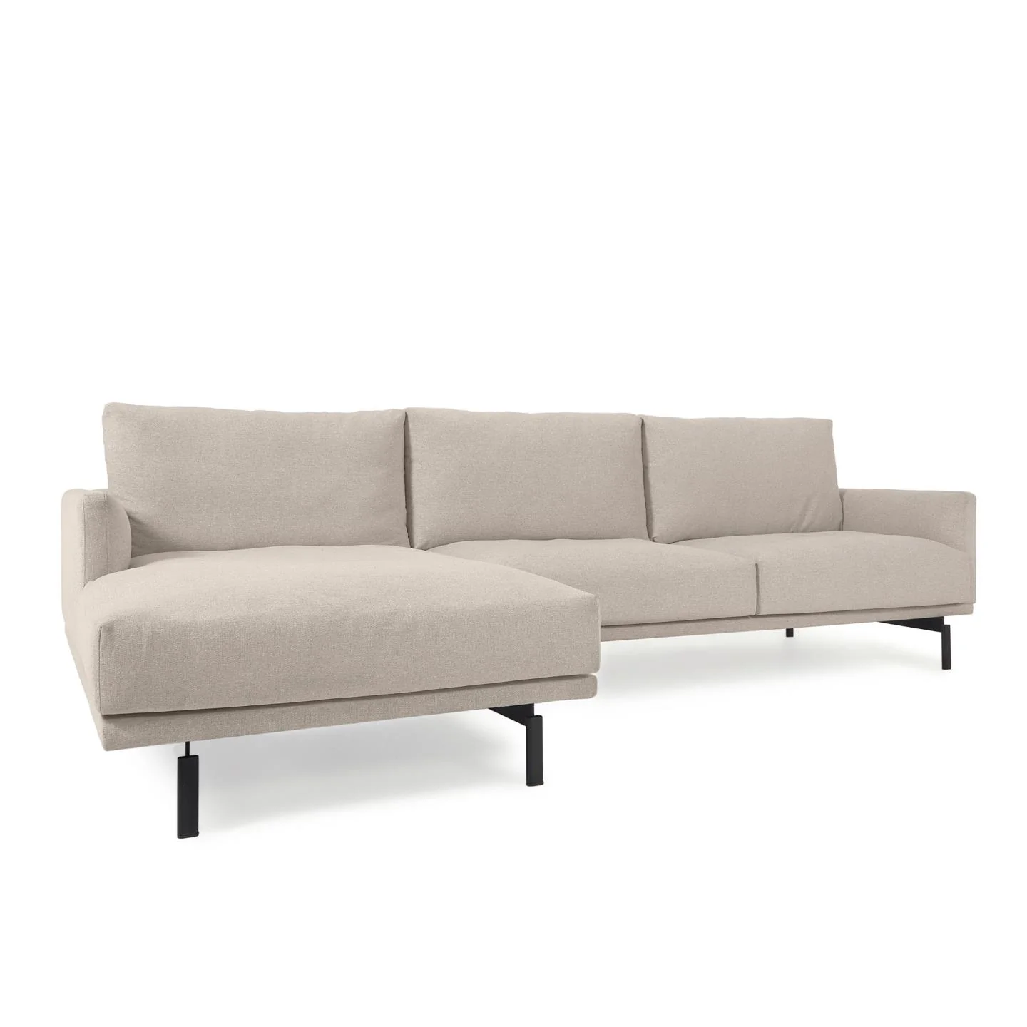 Galene 3-Sitzer Sofa beige mit Chaiselongue links 254 cm - Image 5