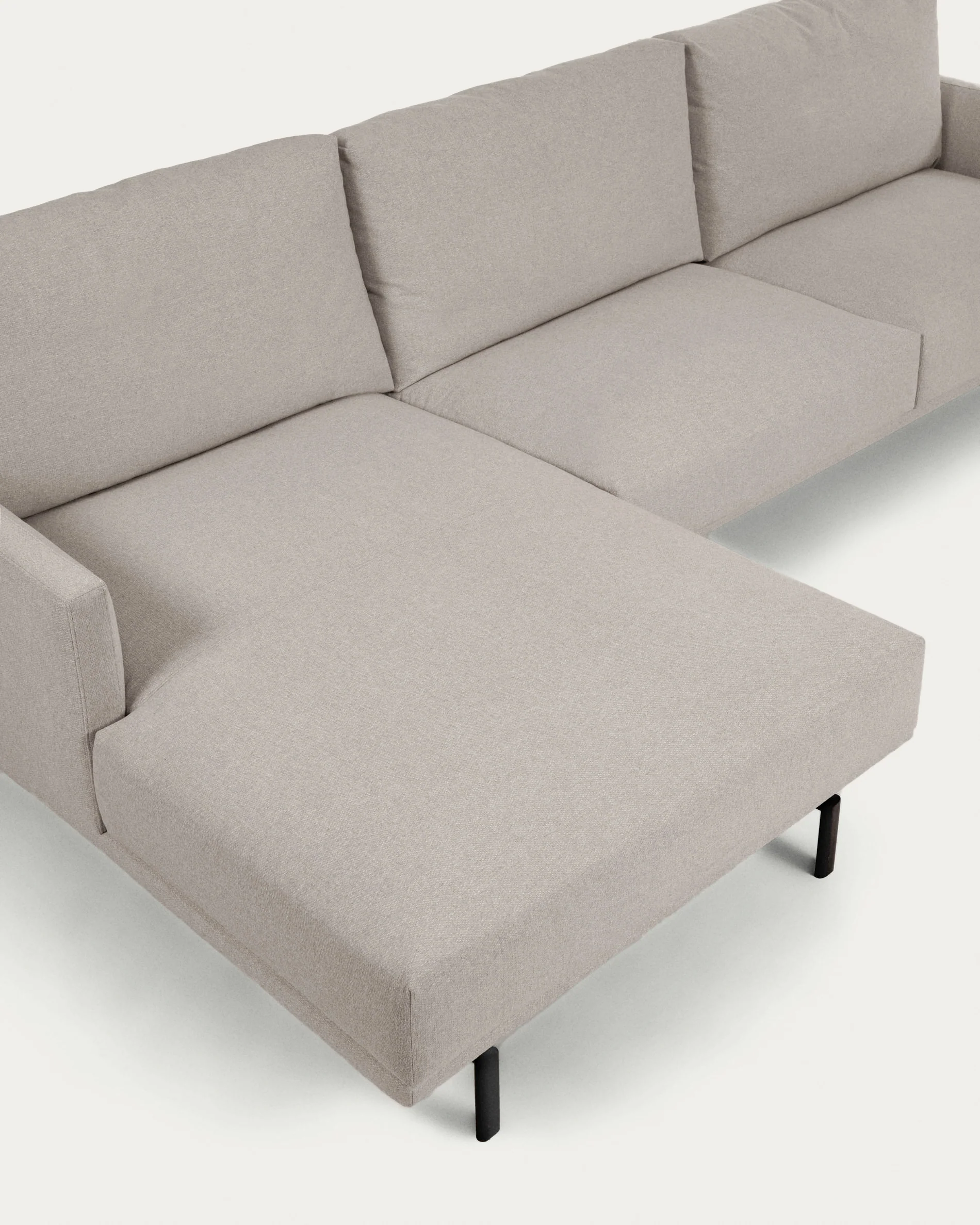 Galene 3-Sitzer Sofa beige mit Chaiselongue links 254 cm - Image 9