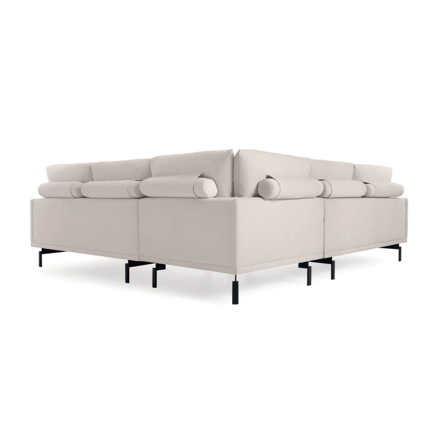 Galene 4-Sitzer Ecksofa beige 267 x 267 cm - Image 8