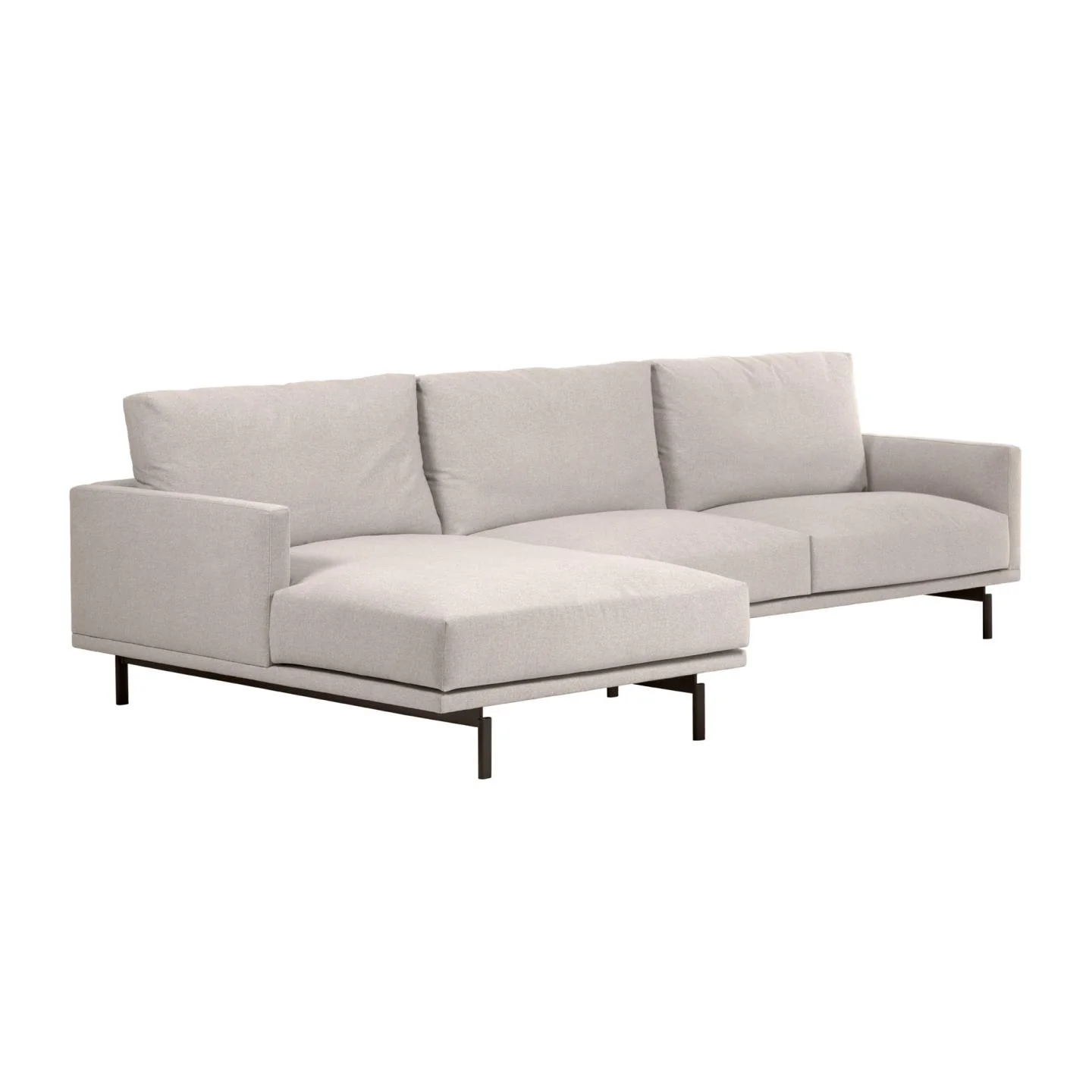 Galene 4-Sitzer Sofa beige mit Chaiselongue links 314 cm