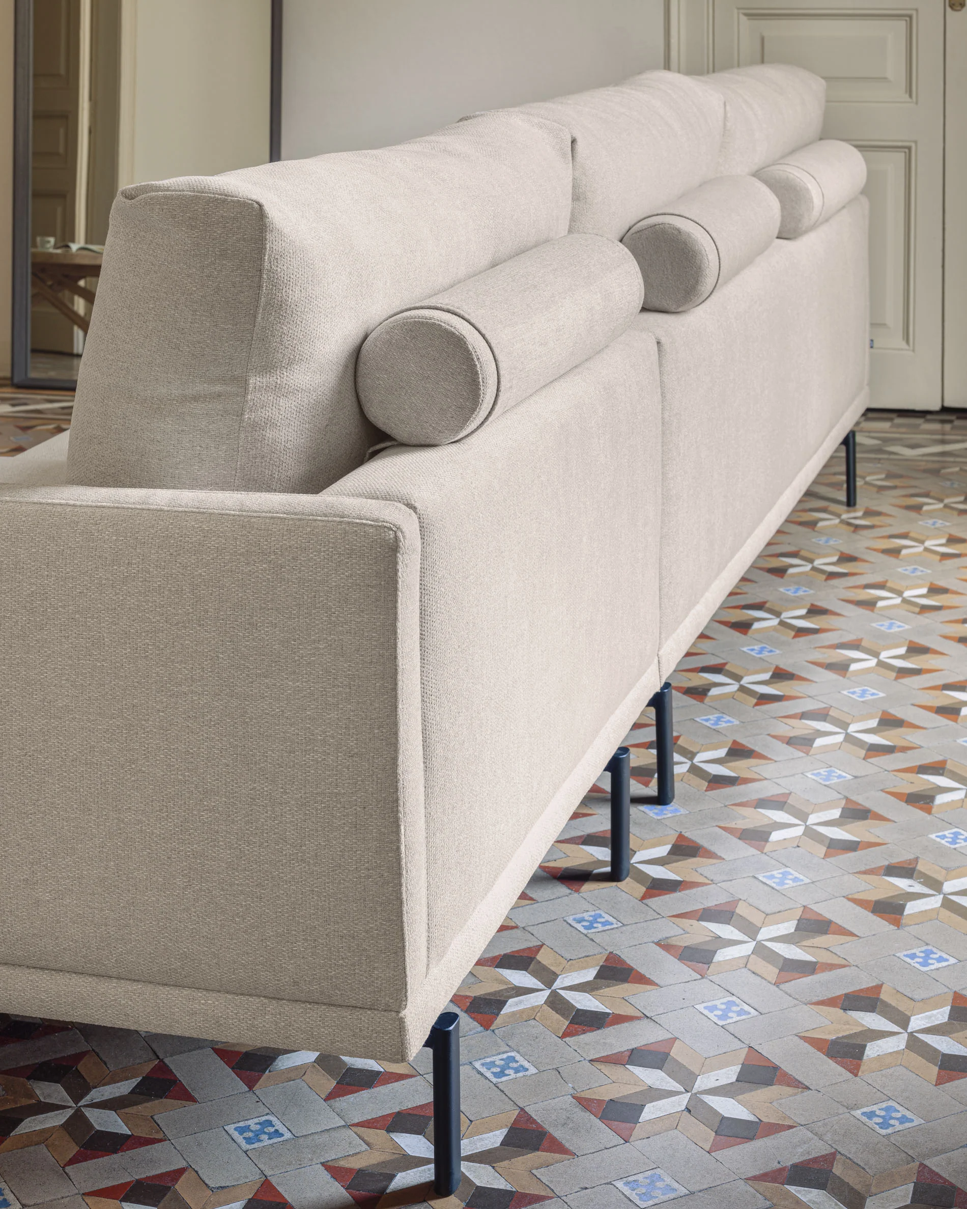 Galene 4-Sitzer Sofa beige mit Chaiselongue rechts 314 cm - Image 3