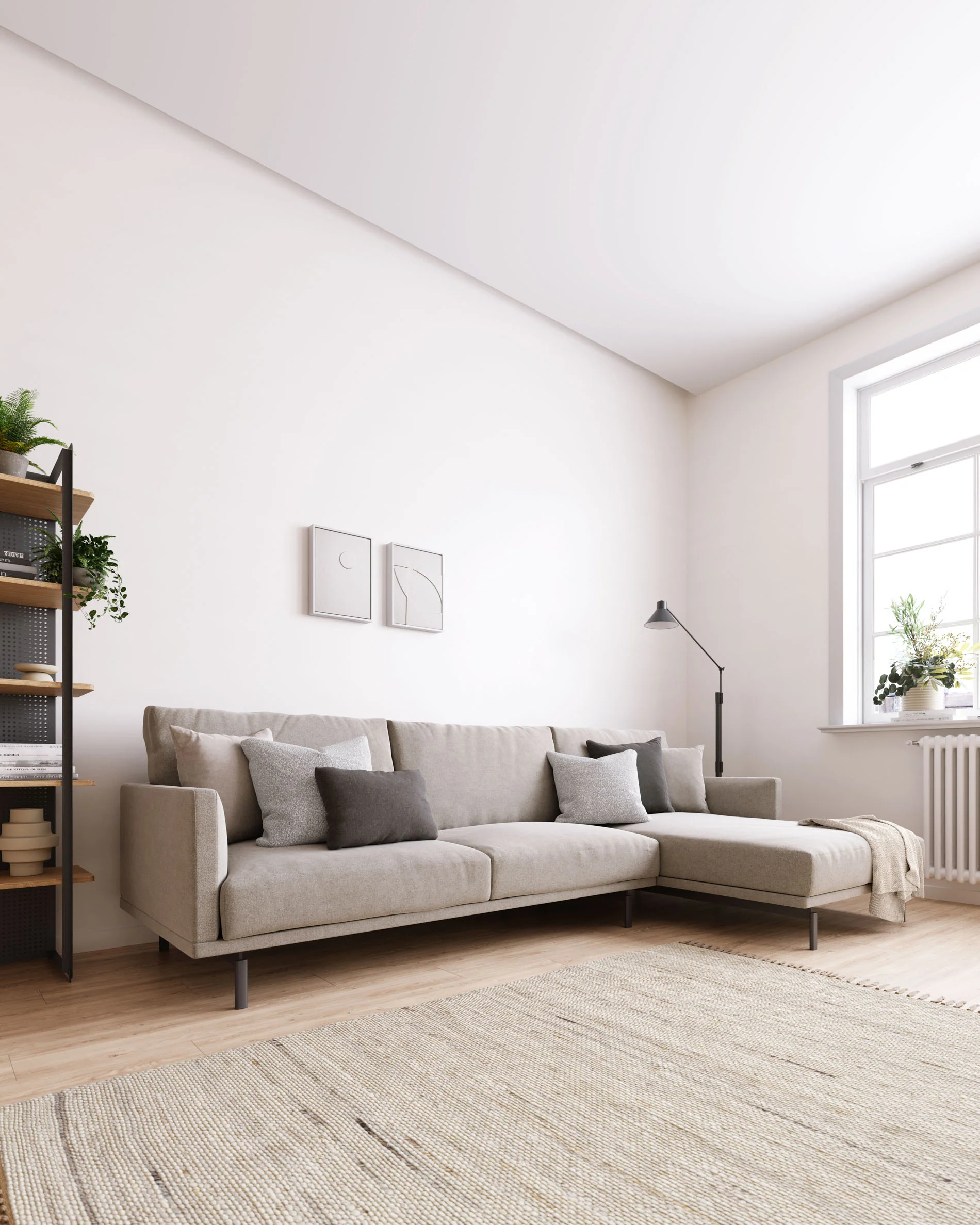 Galene 4-Sitzer Sofa beige mit Chaiselongue rechts 314 cm - Image 7