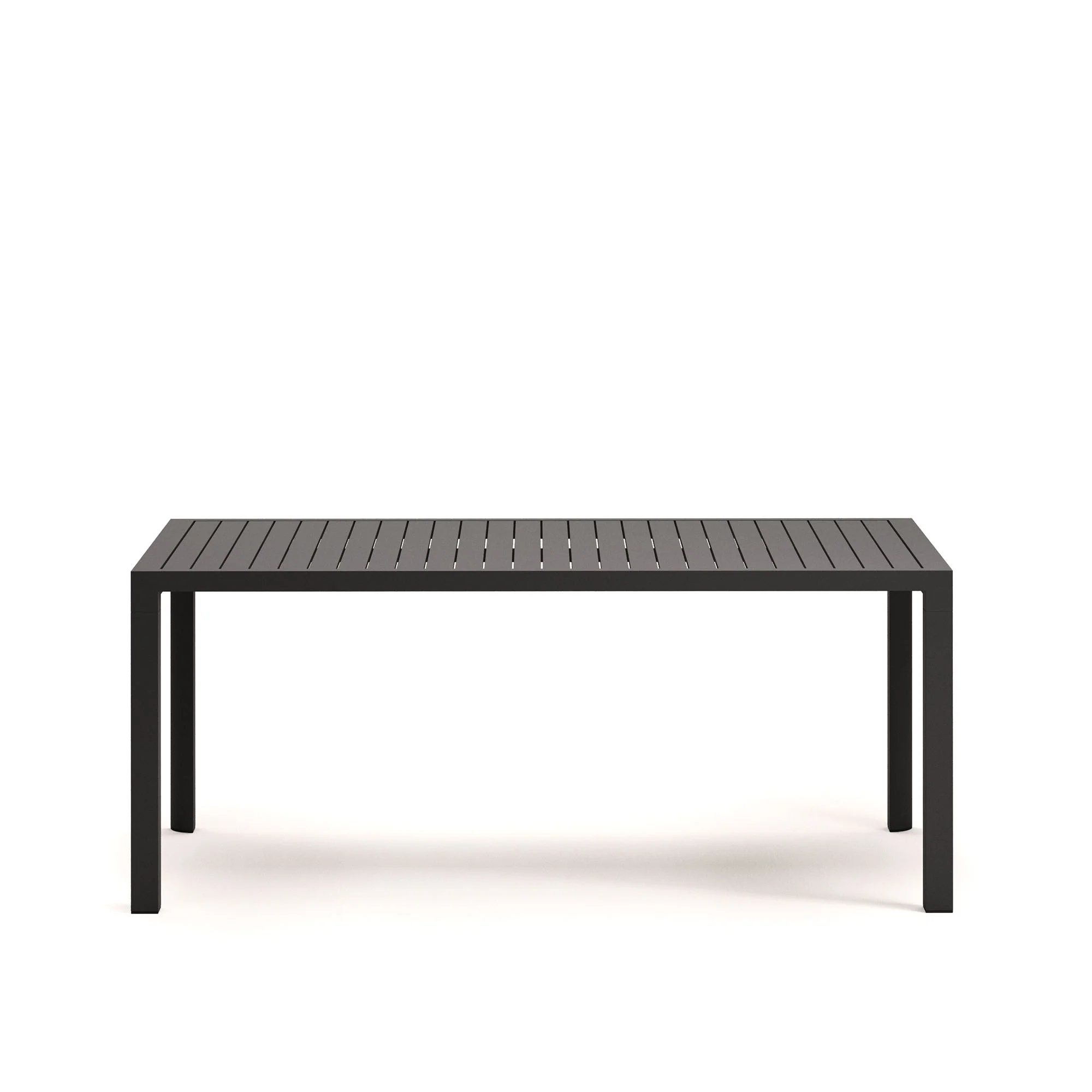 Culip Gartentisch aus Aluminium mit grauem Finish 180 x 90 cm