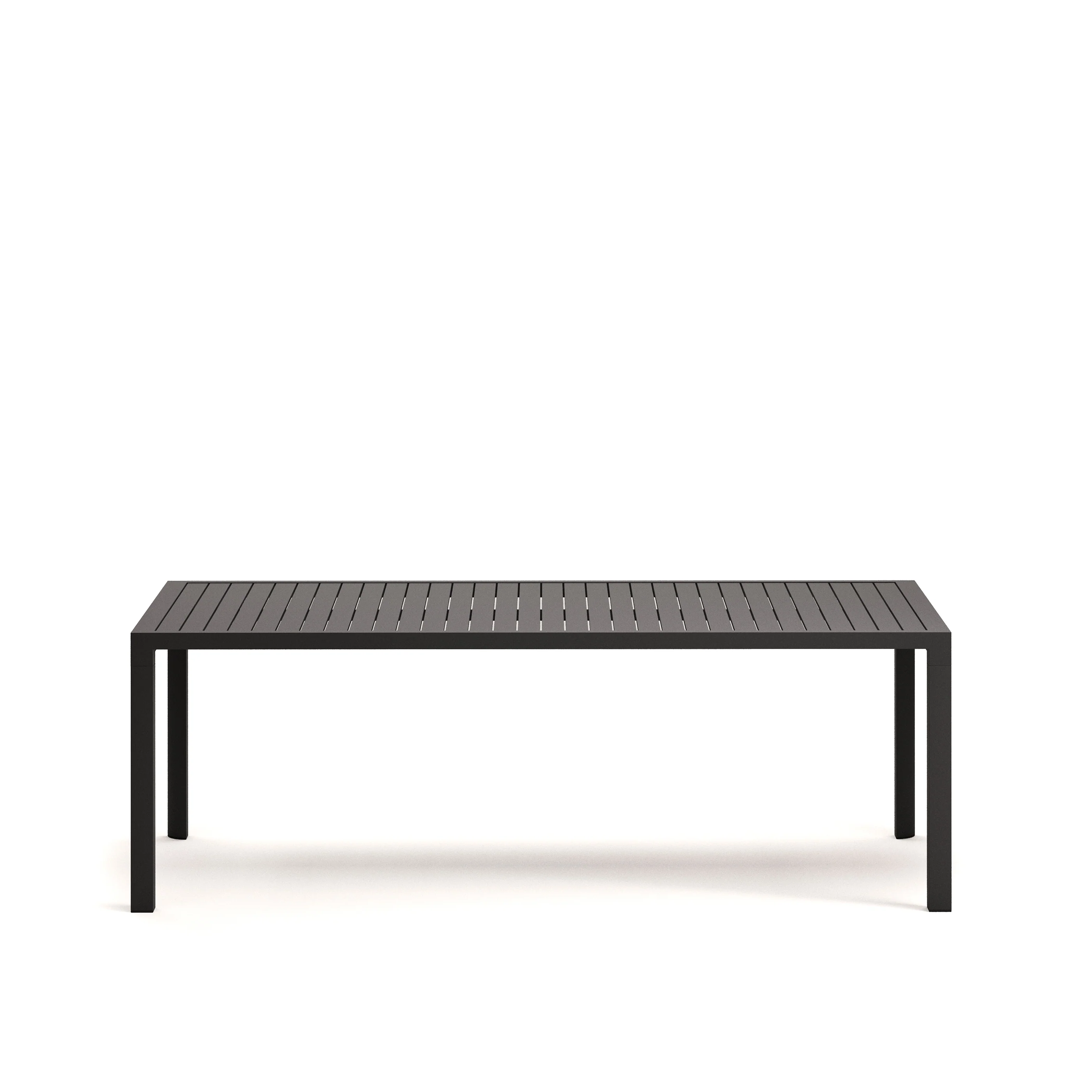Gartentisch Culip aus Aluminium mit grauem Finish 220 x 100 cm - Image 2