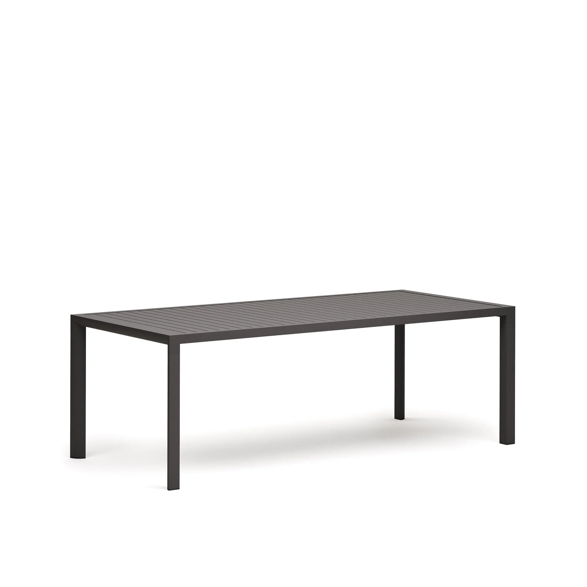 Gartentisch Culip aus Aluminium mit grauem Finish 220 x 100 cm - Image 3