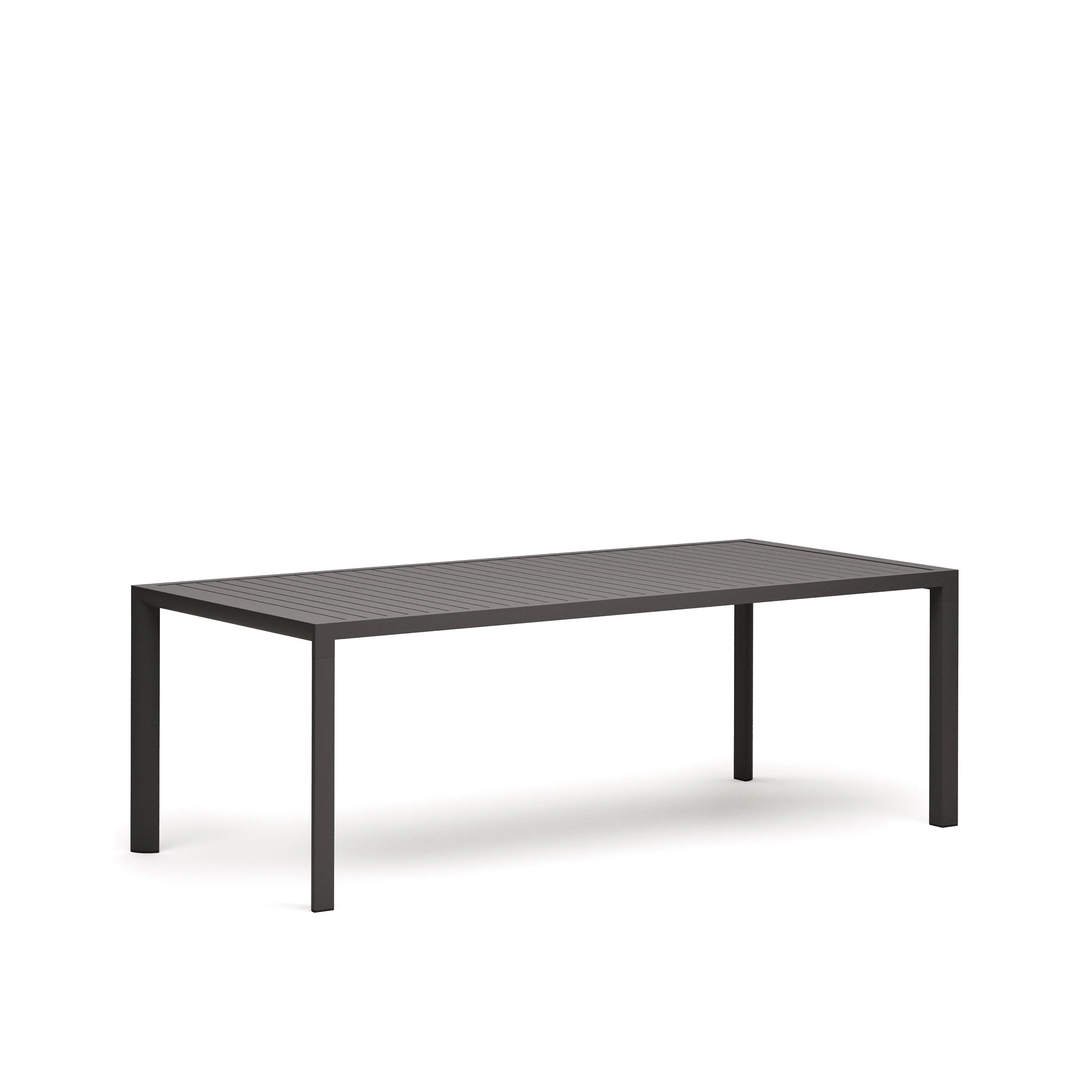 Gartentisch Culip aus Aluminium mit grauem Finish 220 x 100 cm - Image 4