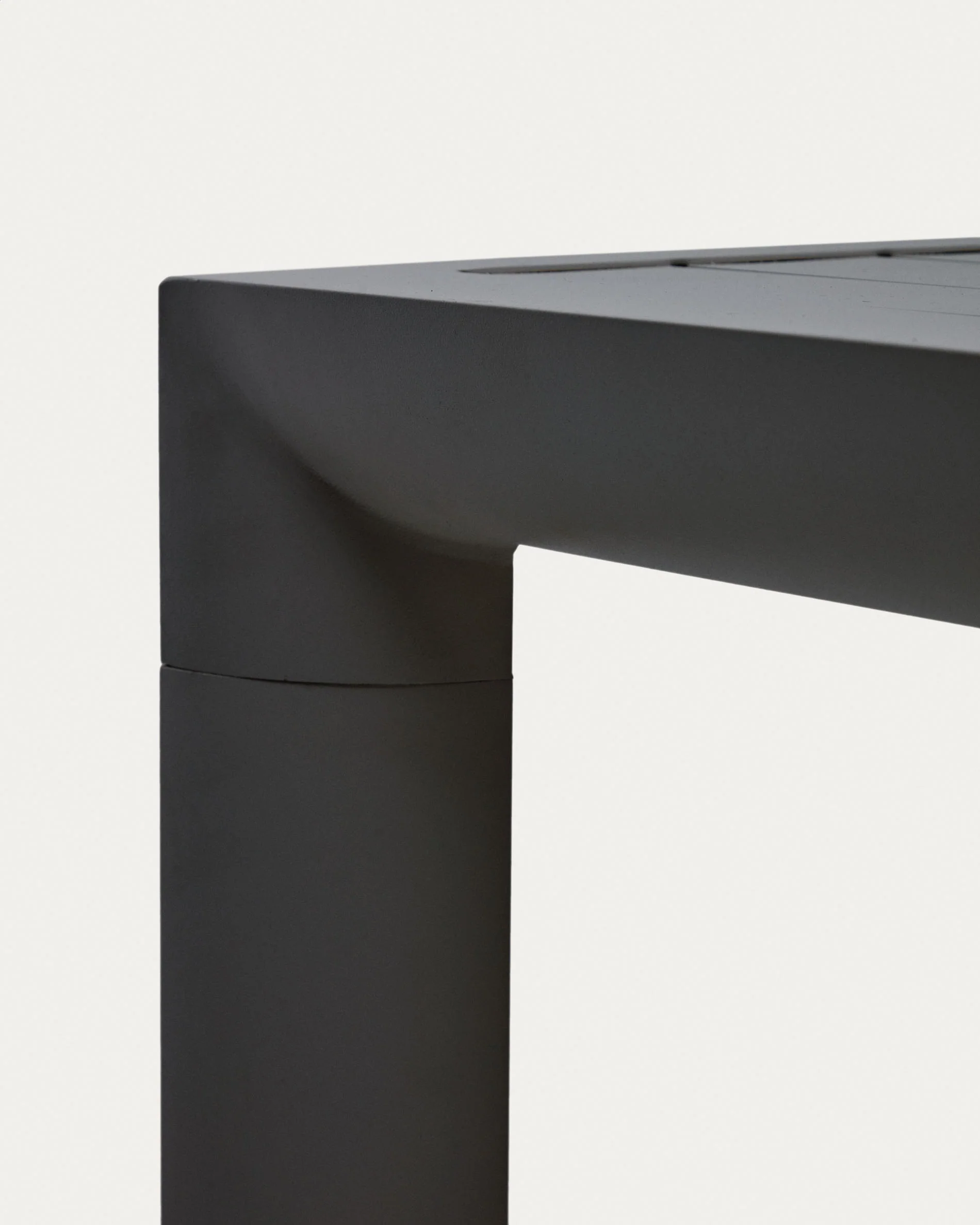 Gartentisch Culip aus Aluminium mit grauem Finish 220 x 100 cm - Image 6