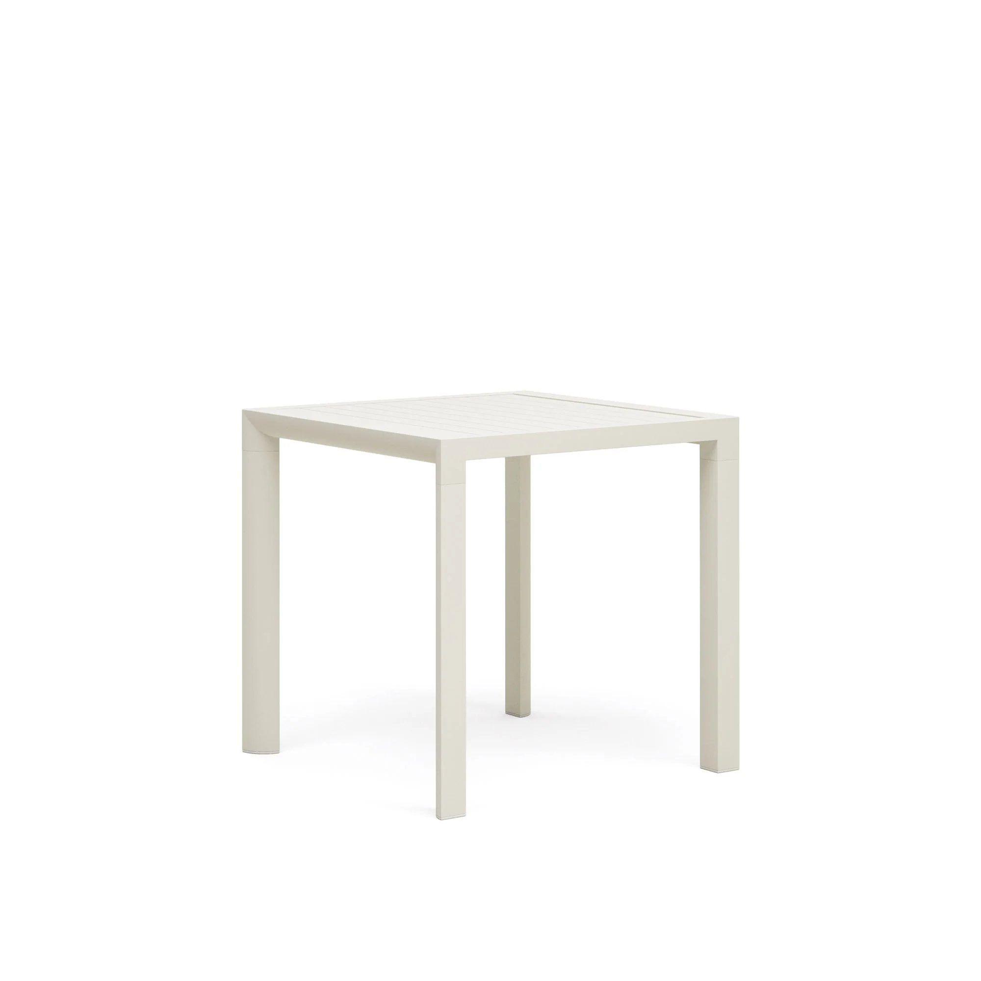 Gartentisch Culip aus Aluminium mit weißem Finish 77 x 77 cm - Image 3