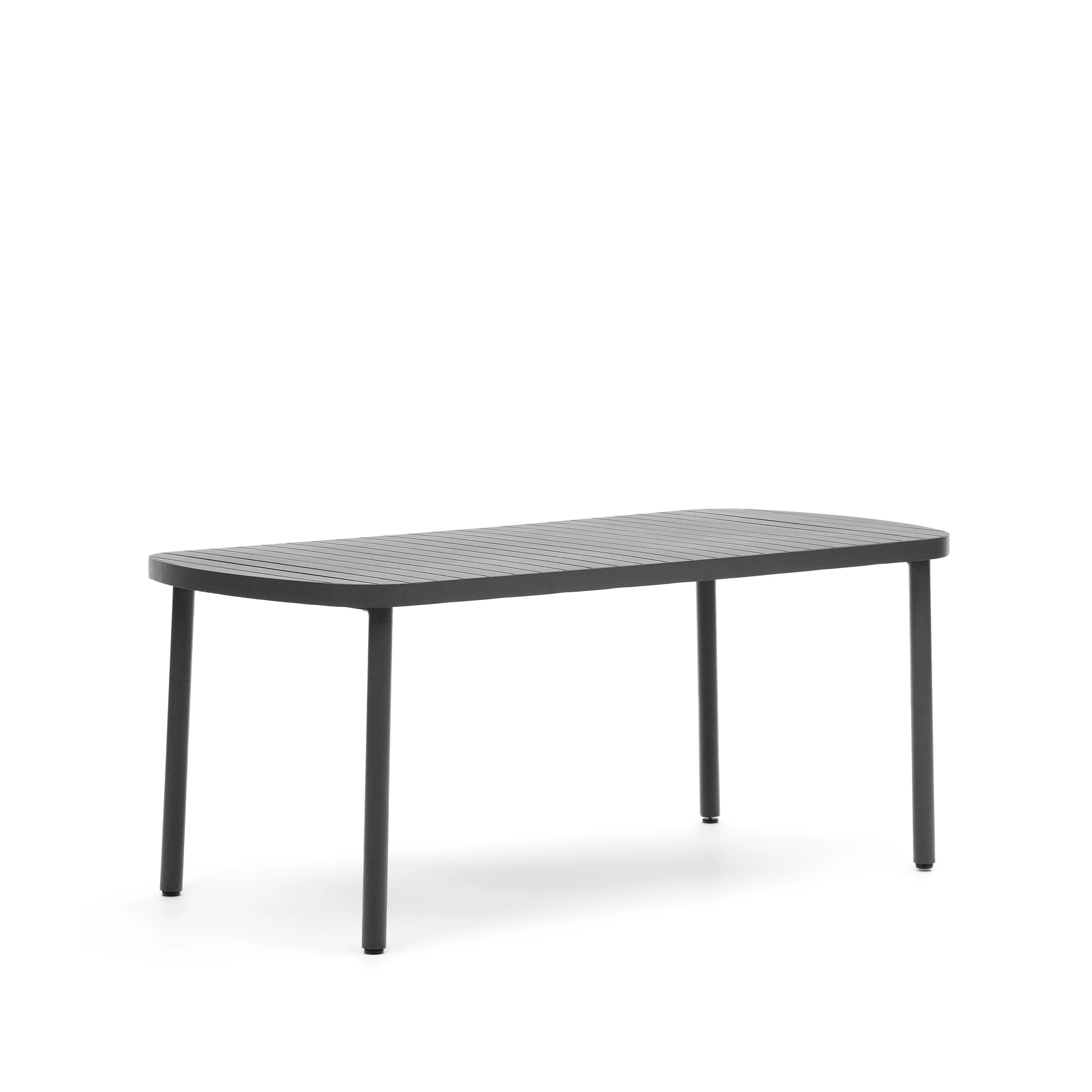 Gartentisch Joncols aus Aluminium mit Finish in Grau 180 x 90 cm - Image 4