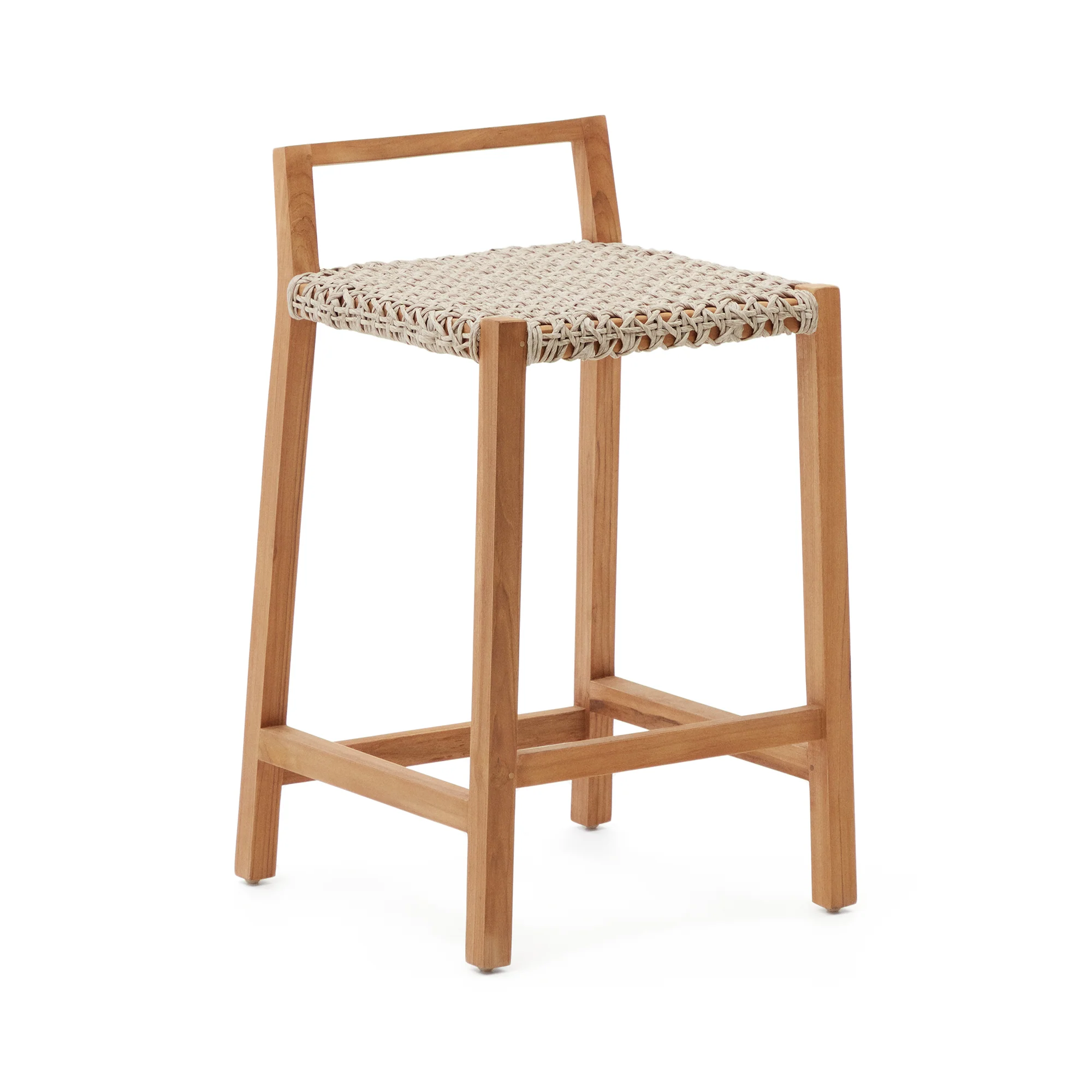Giverola Hocker aus massivem Teakholz 80 cm