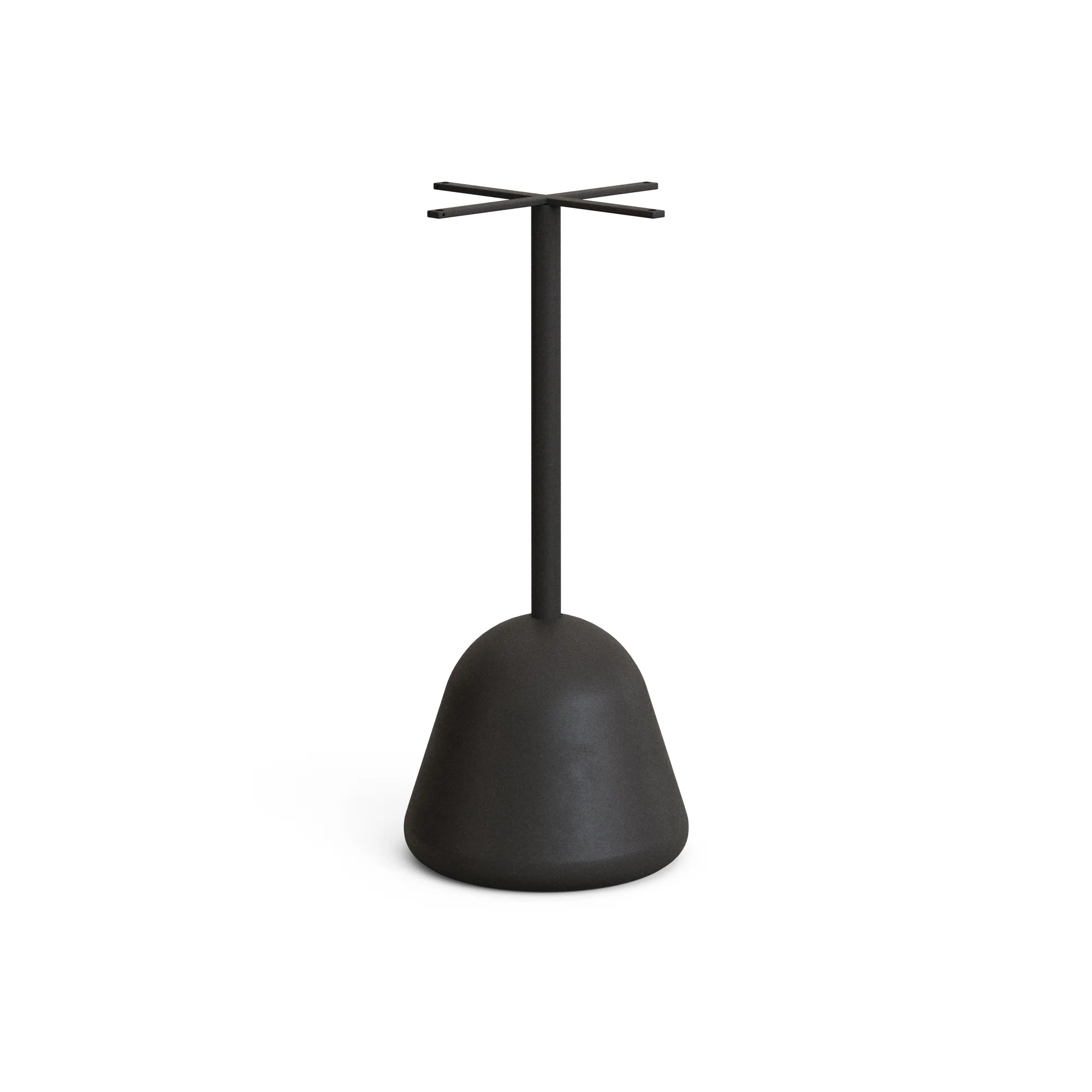 Hoher Saura Bar-Tisch schwarzer Stahl und Akazienholz mit natürlichem Finish 95xØ70 FSC 100% - Image 3