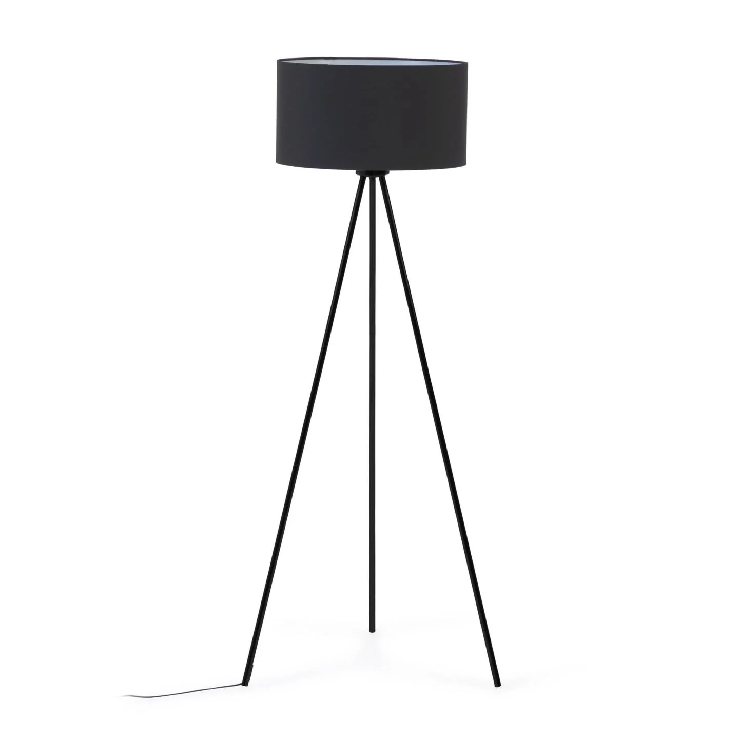 Ikia Stehlampe aus Metall schwarz