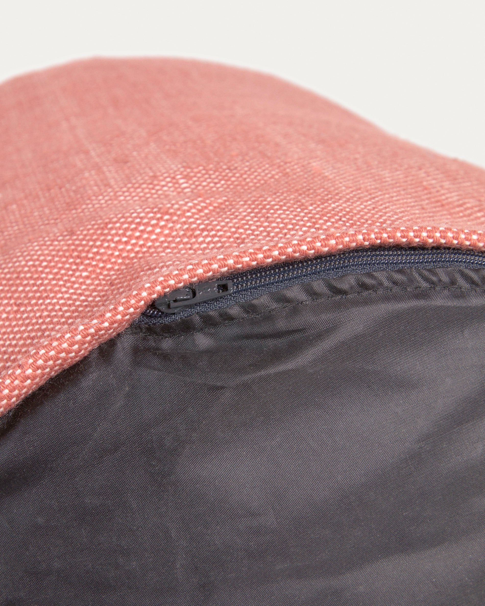 Isaura runder Pouf 100% PET terrakotta Ø 40 cm - Image 4