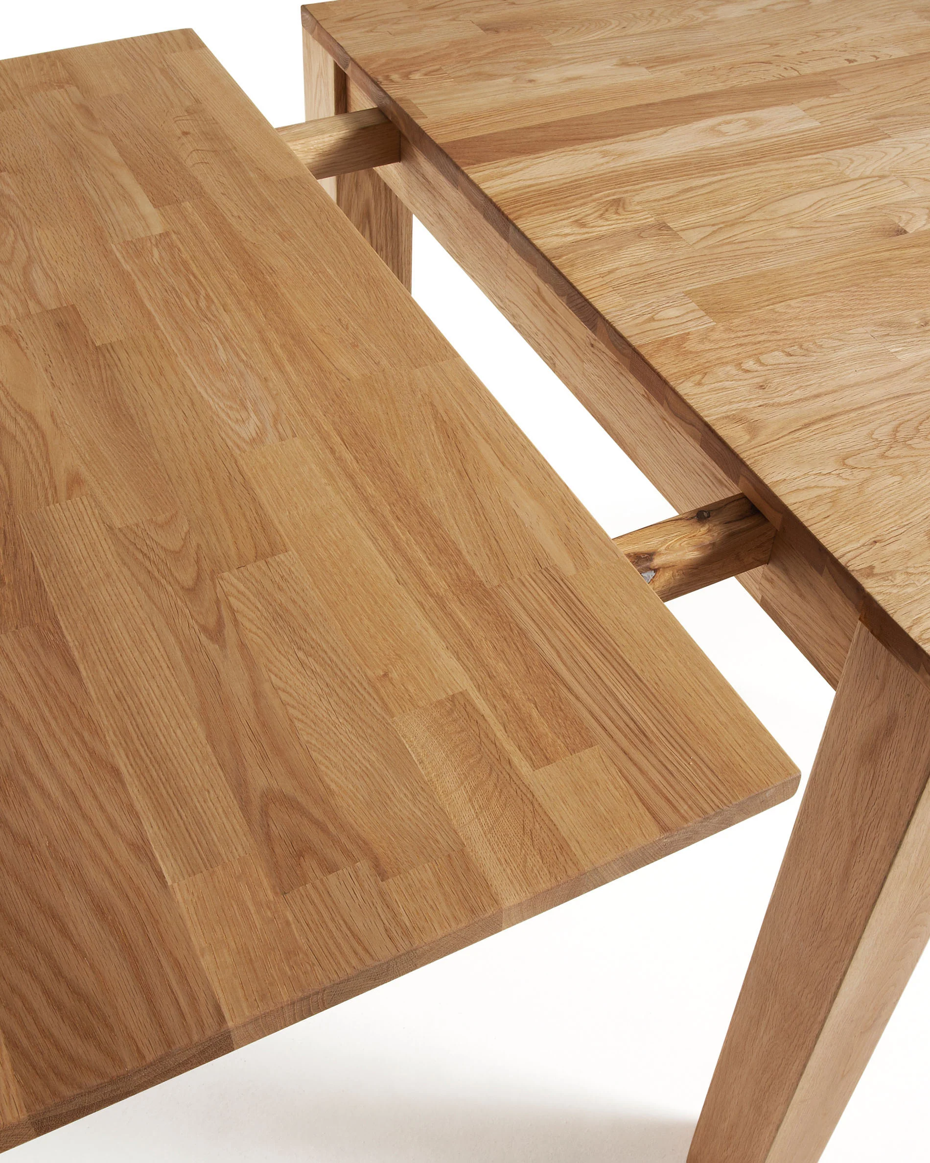 Isbel ausziehbarer Tisch 120 (200) x 75 cm aus massivem Eichenholz - Image 9