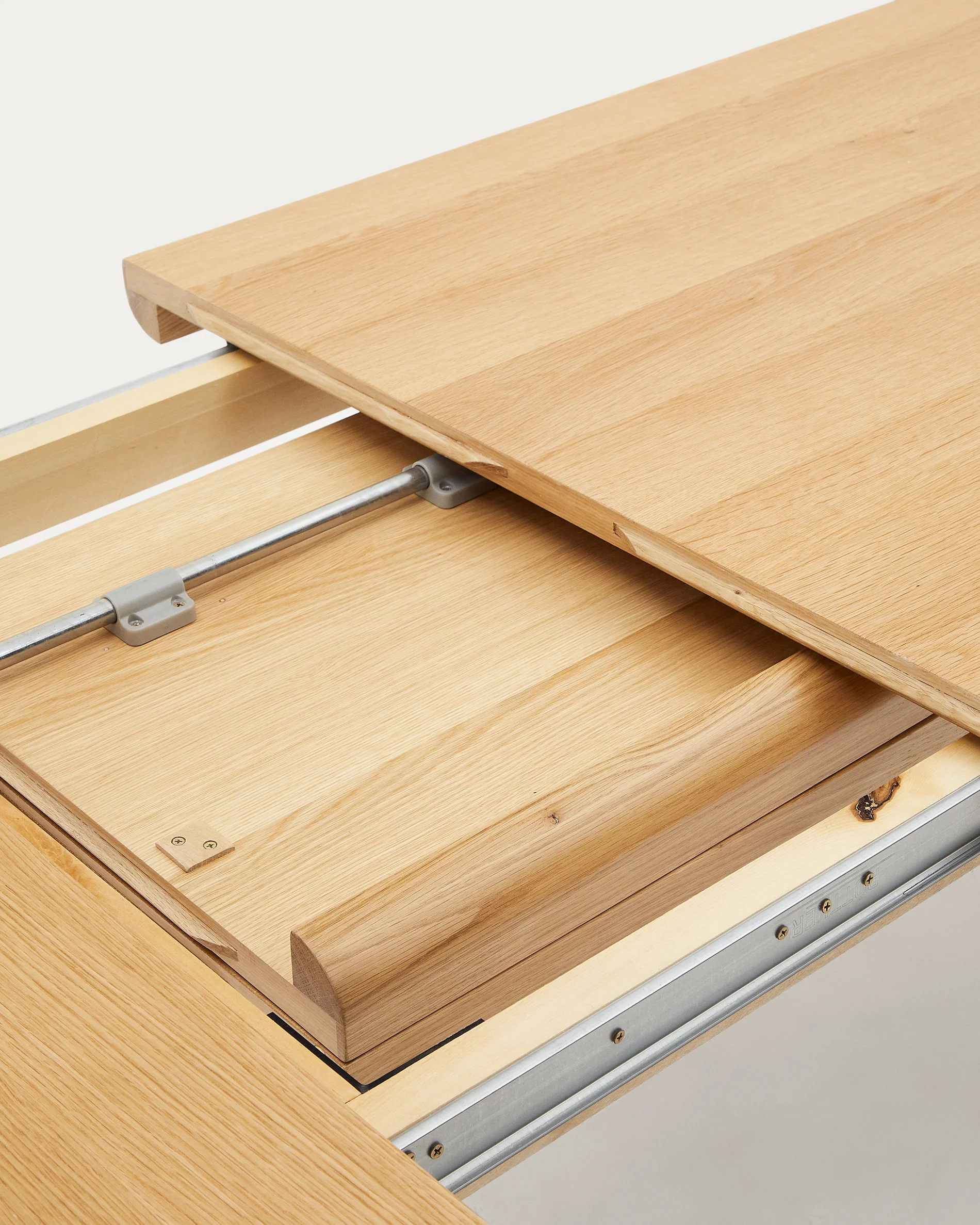 Jondal Ausziehtisch aus Massivholz und Eichenfurnier 100 % FSC 200 (280) x 100 cm - Image 10