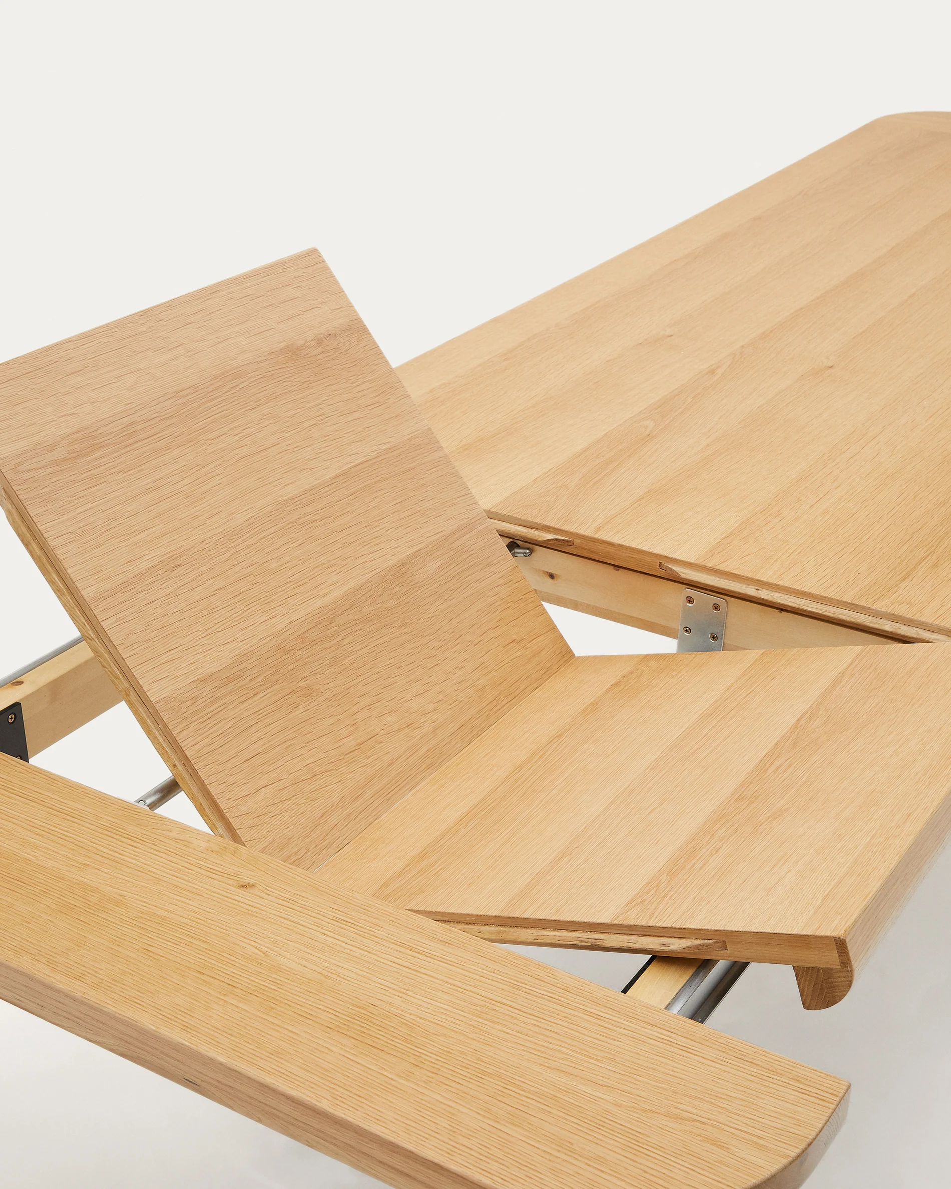 Jondal Ausziehtisch aus Massivholz und Eichenfurnier 100 % FSC 200 (280) x 100 cm - Image 11