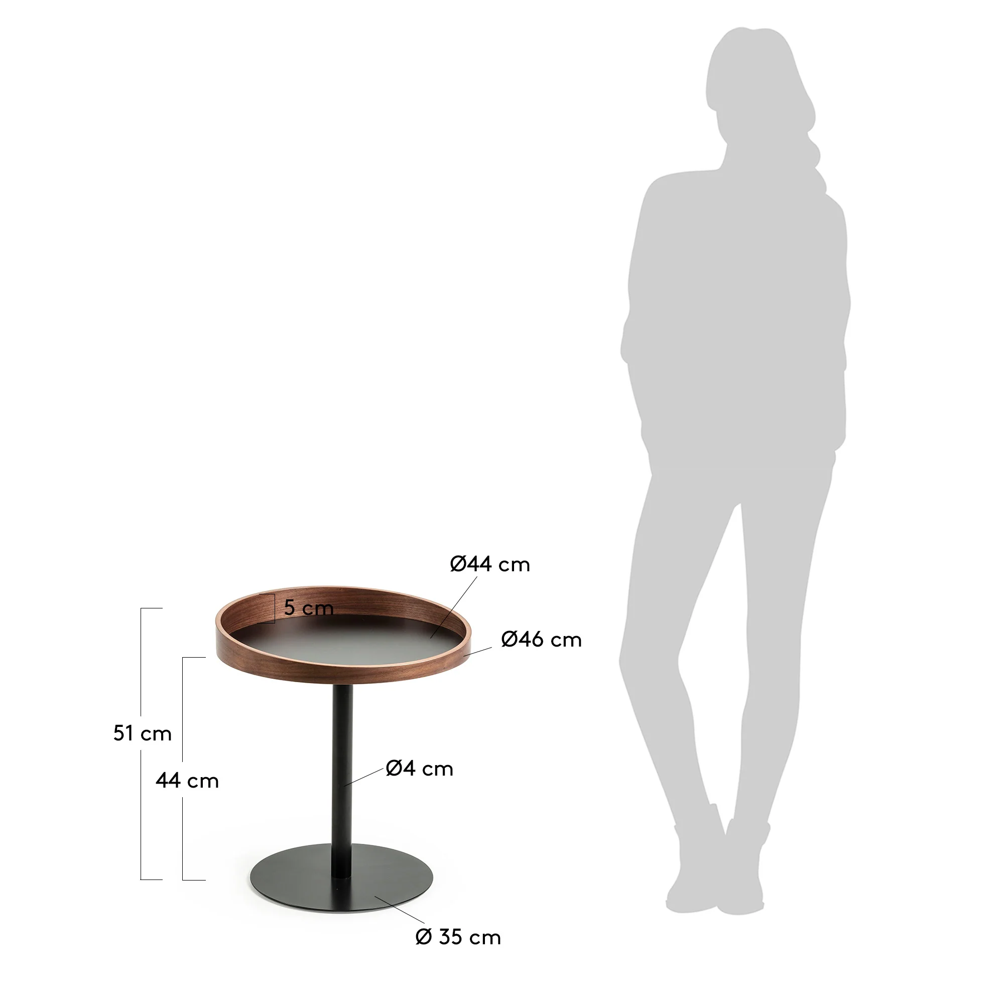 Kaori Beistelltisch Ø 46 cm - Image 3