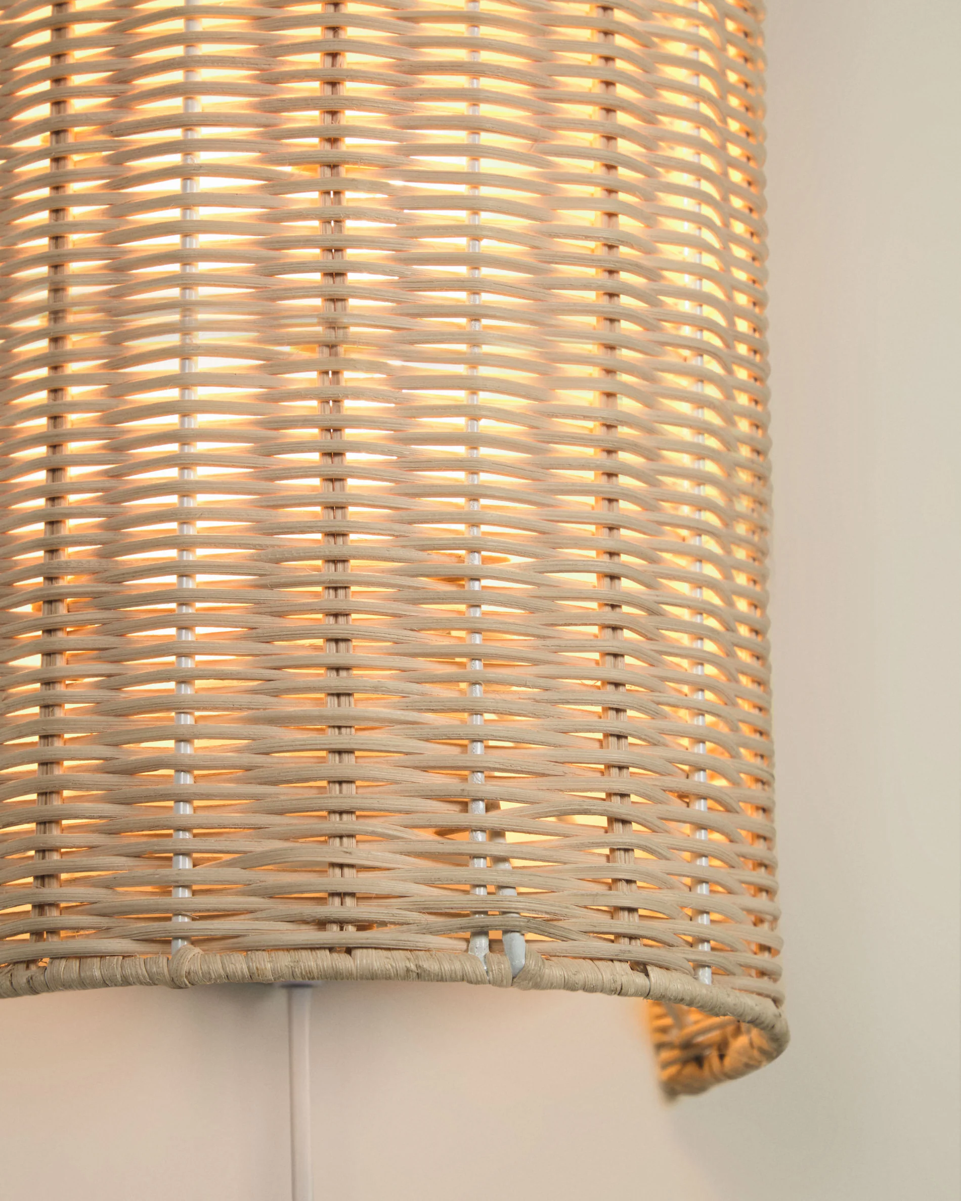 Kimjit Wandleuchte aus Rattan mit natürlichem Finish - Image 4