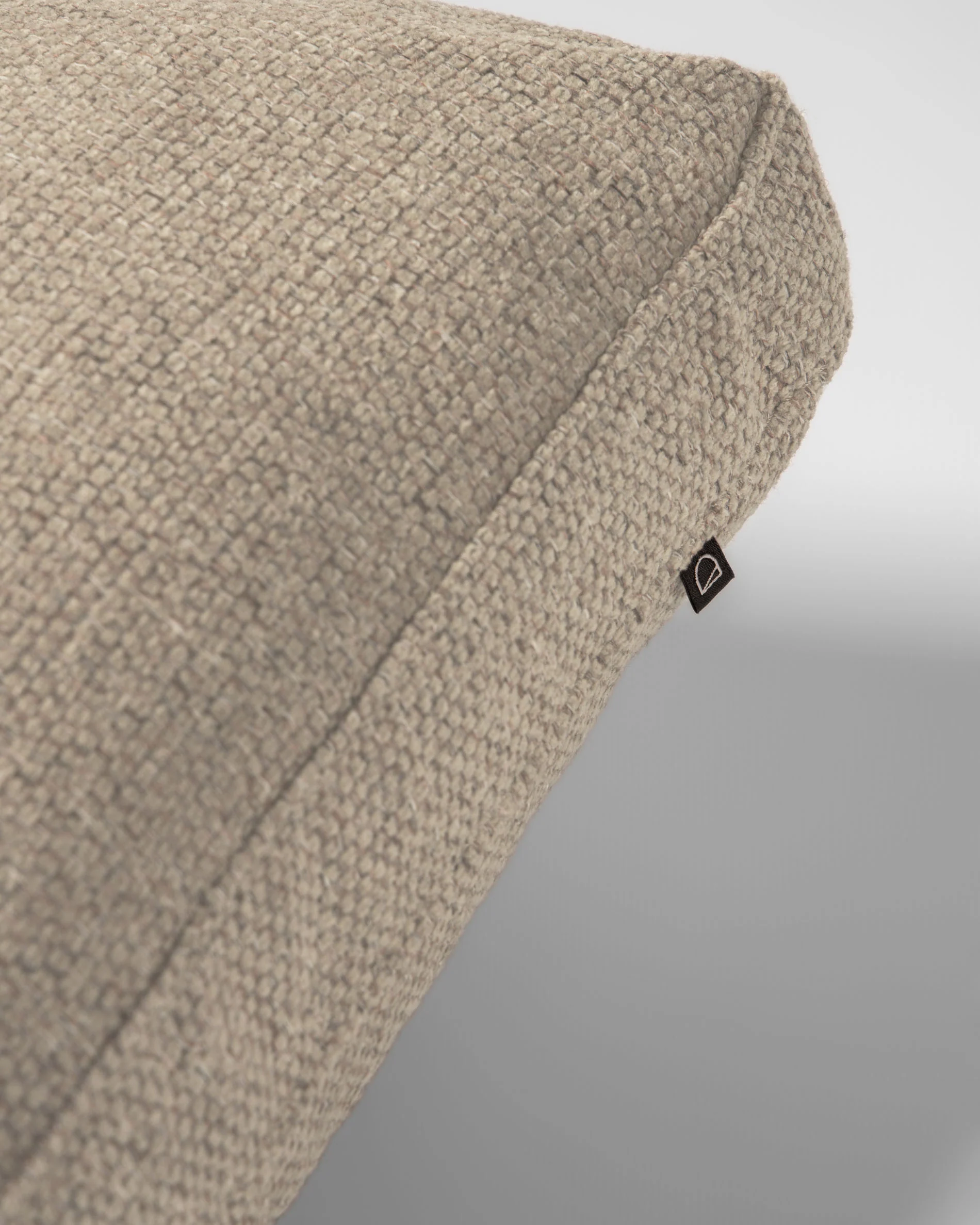 Blok Kissen 50 x 60 cm beige - Image 3