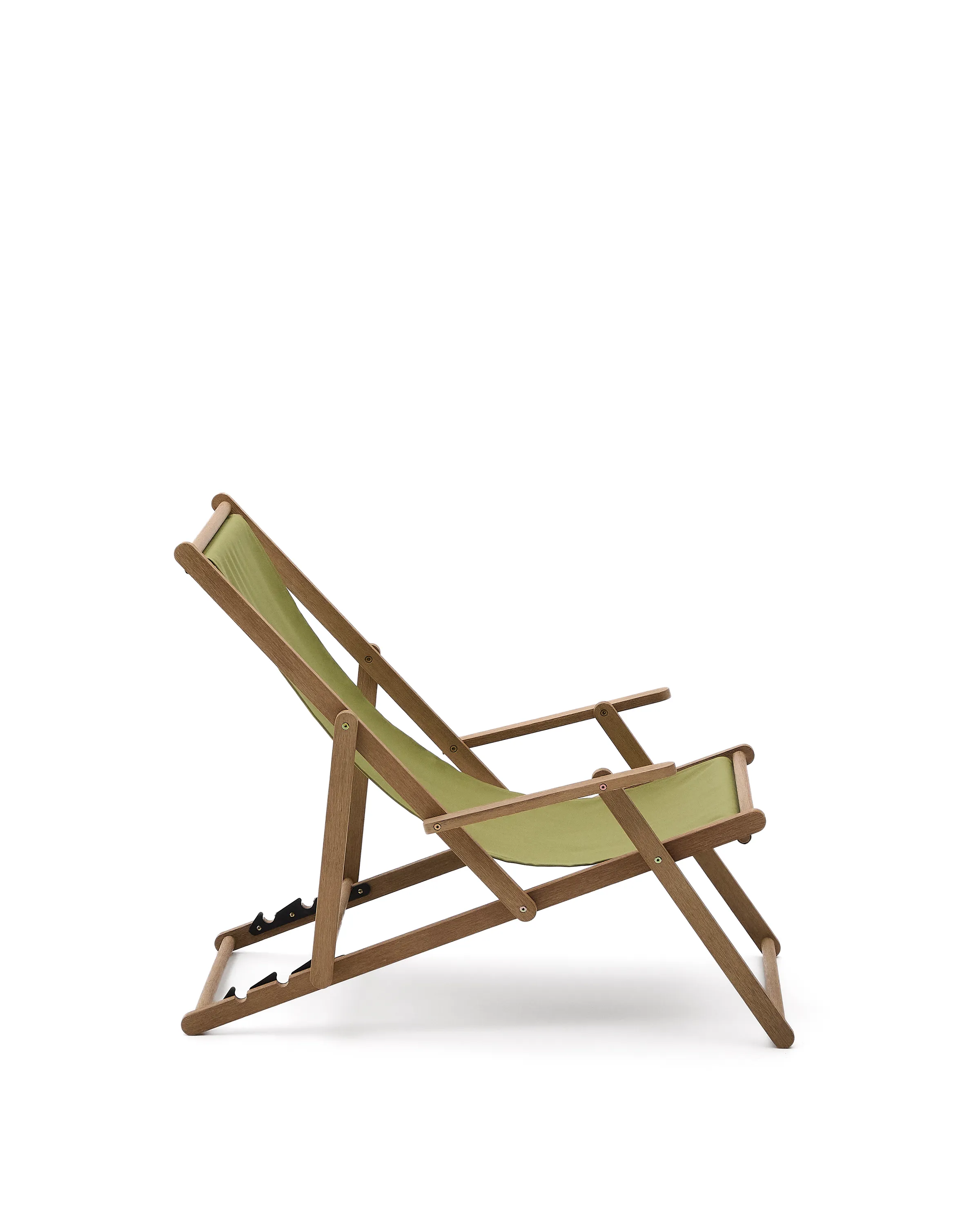Klappbarer Outdoor-Liegestuhl Vilara in Grün aus massivem Akazienholz FSC 100% - Image 10