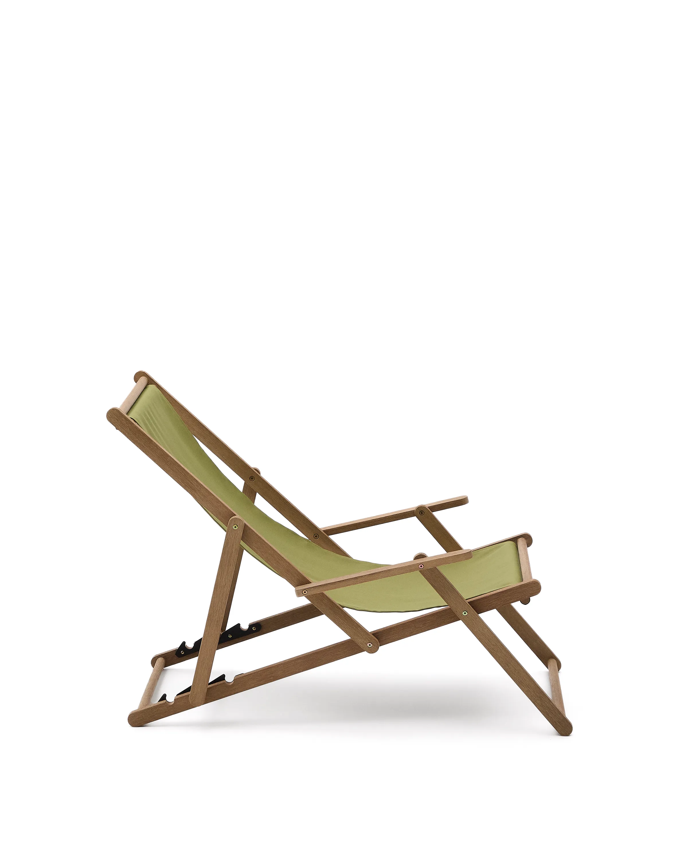 Klappbarer Outdoor-Liegestuhl Vilara in Grün aus massivem Akazienholz FSC 100% - Image 11