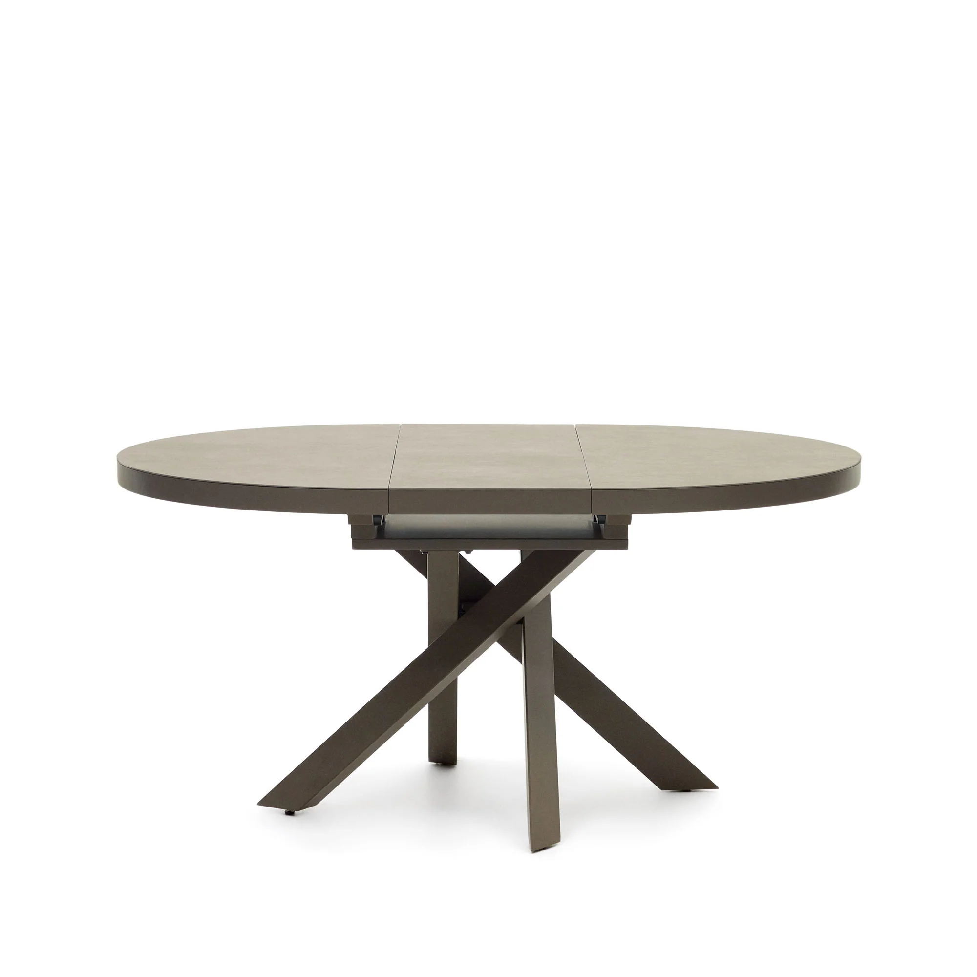 Vashti Ausziehtisch Braun Ø 120 x 120 oder 160 cm - Image 4