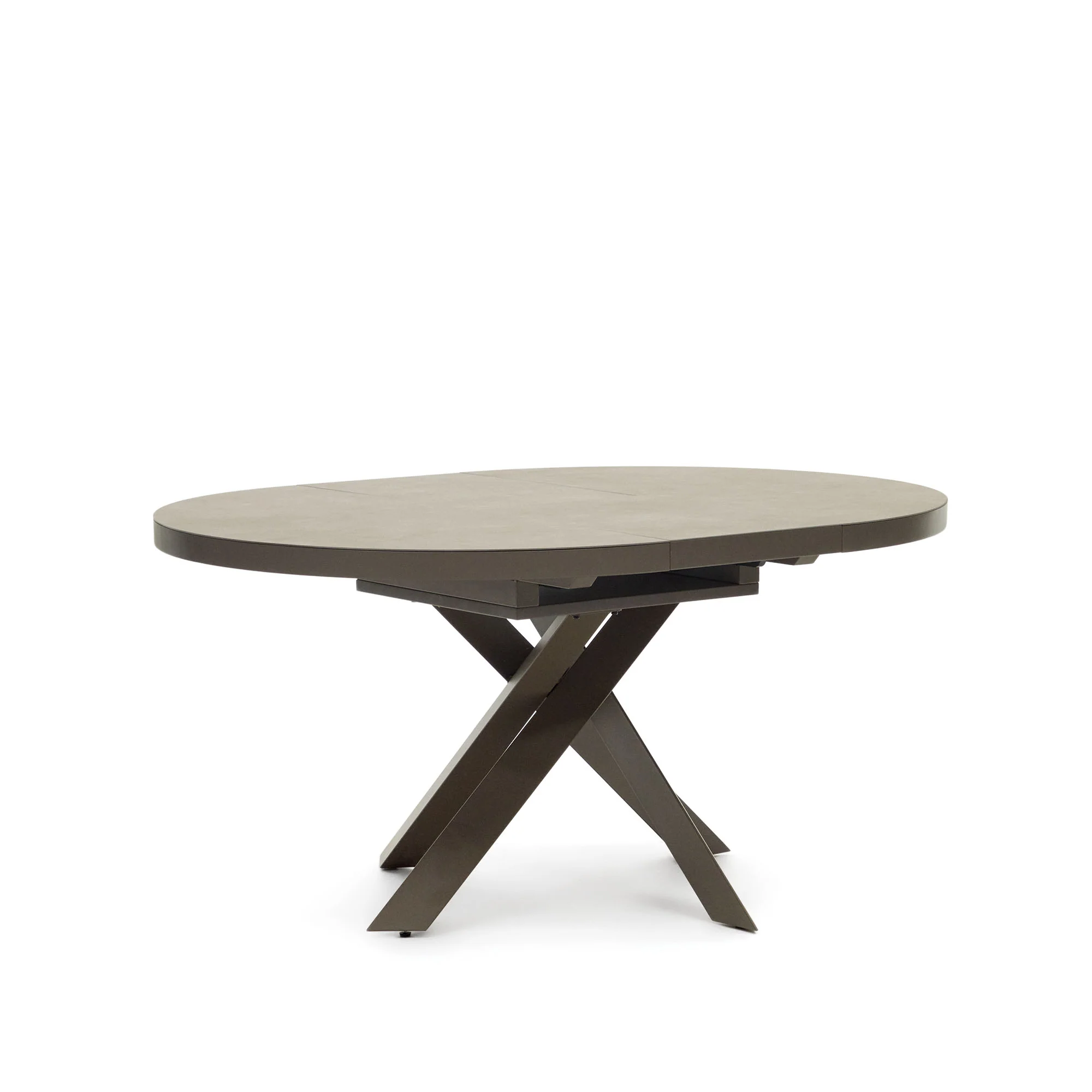 Vashti Ausziehtisch Braun Ø 120 x 120 oder 160 cm - Image 6