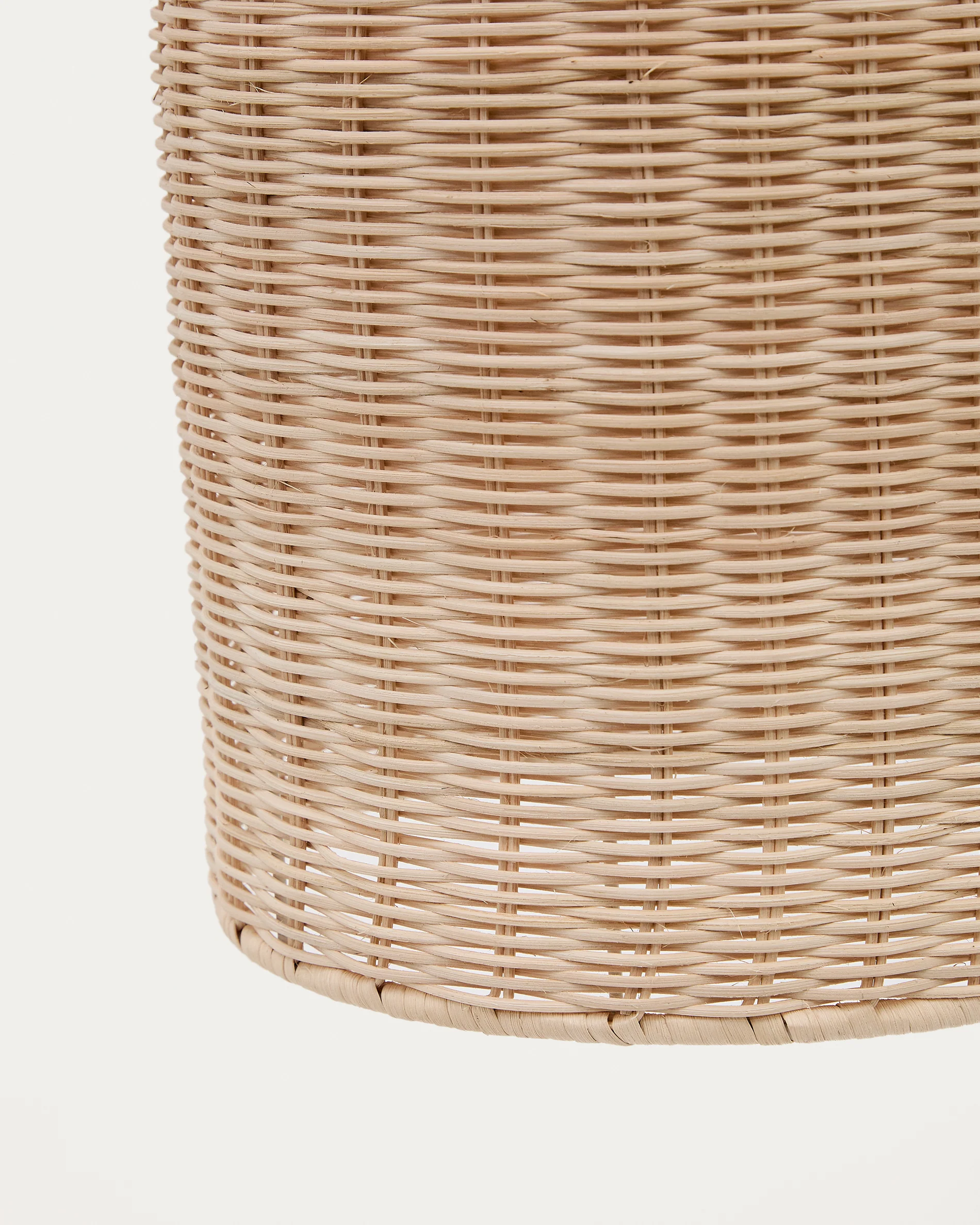 Lampenschirm für Deckenleuchte Druciana aus Rattan mit natürlichem Finish Ø 25 cm - Image 3