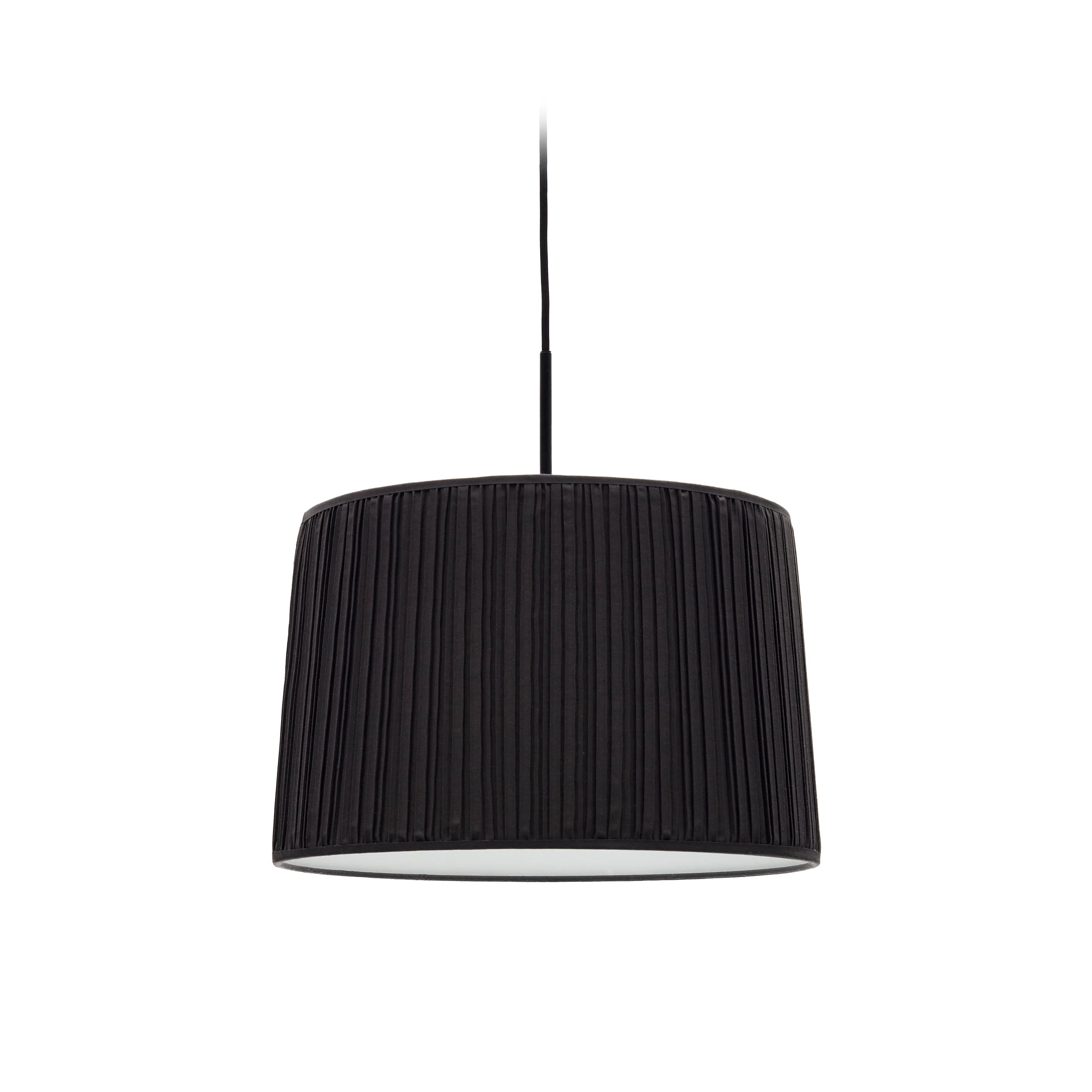 Lampenschirm für Deckenleuchte Guash in Schwarz Ø 40 cm - Image 2