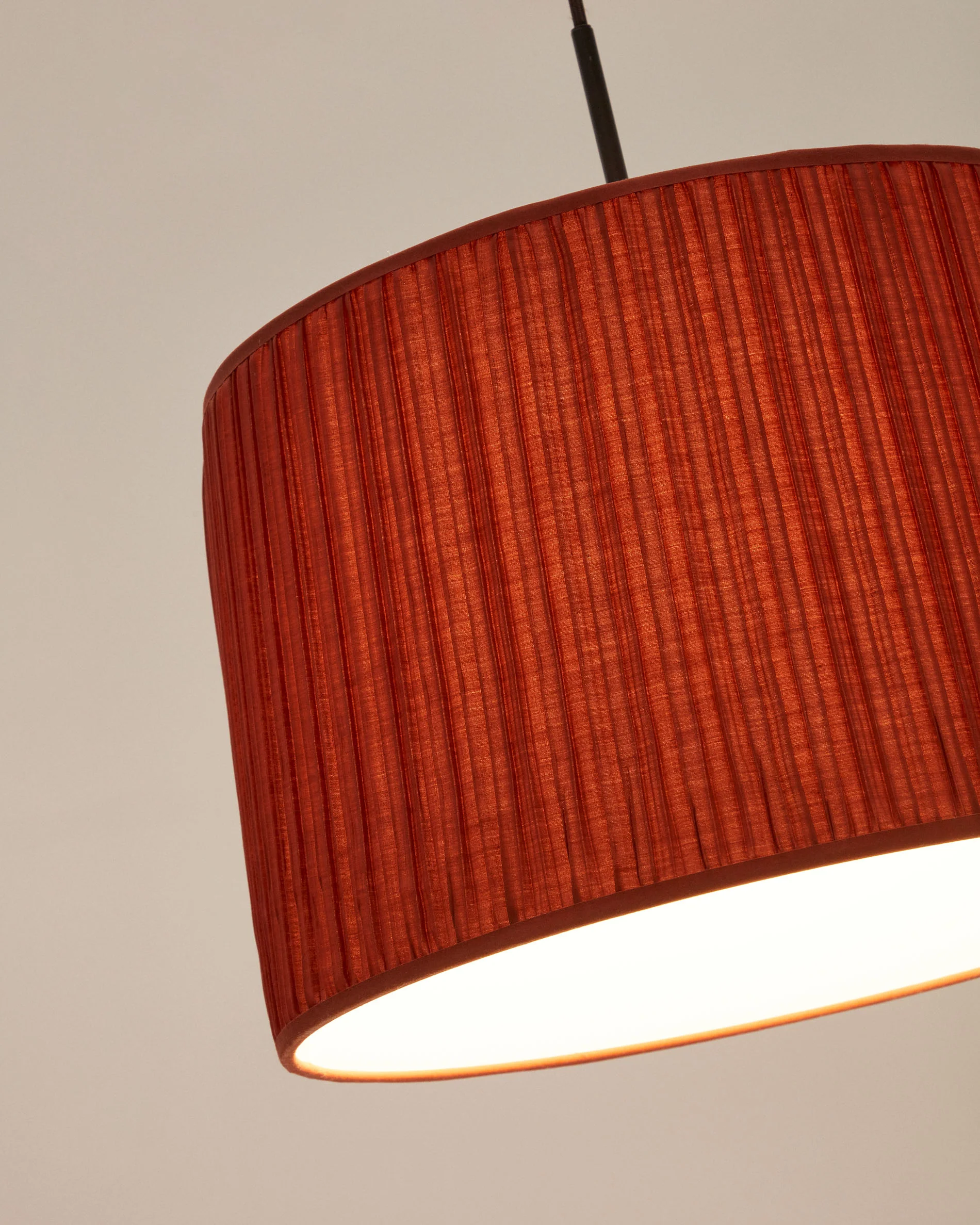 Lampenschirm für Deckenleuchte Guash in Terrakotta Ø 40 cm - Image 4